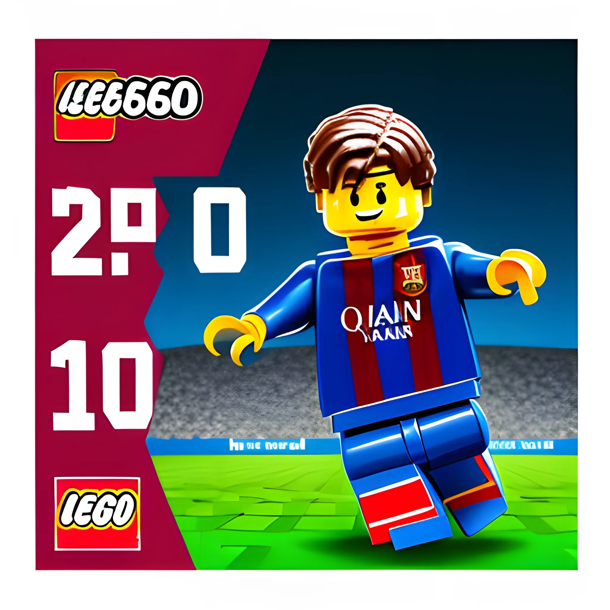 messi estilo lego, , Cartoon