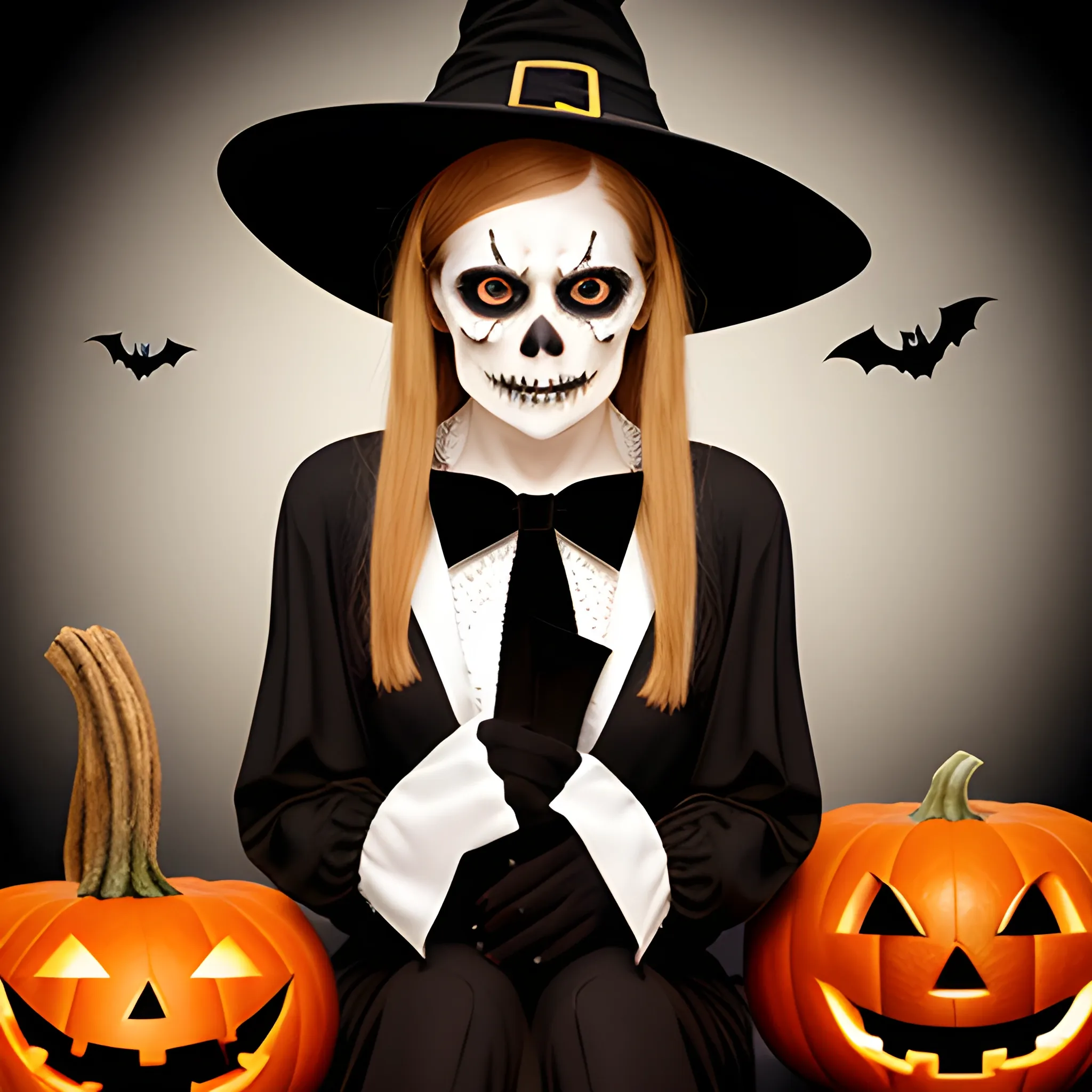 Halloween portrait in costume