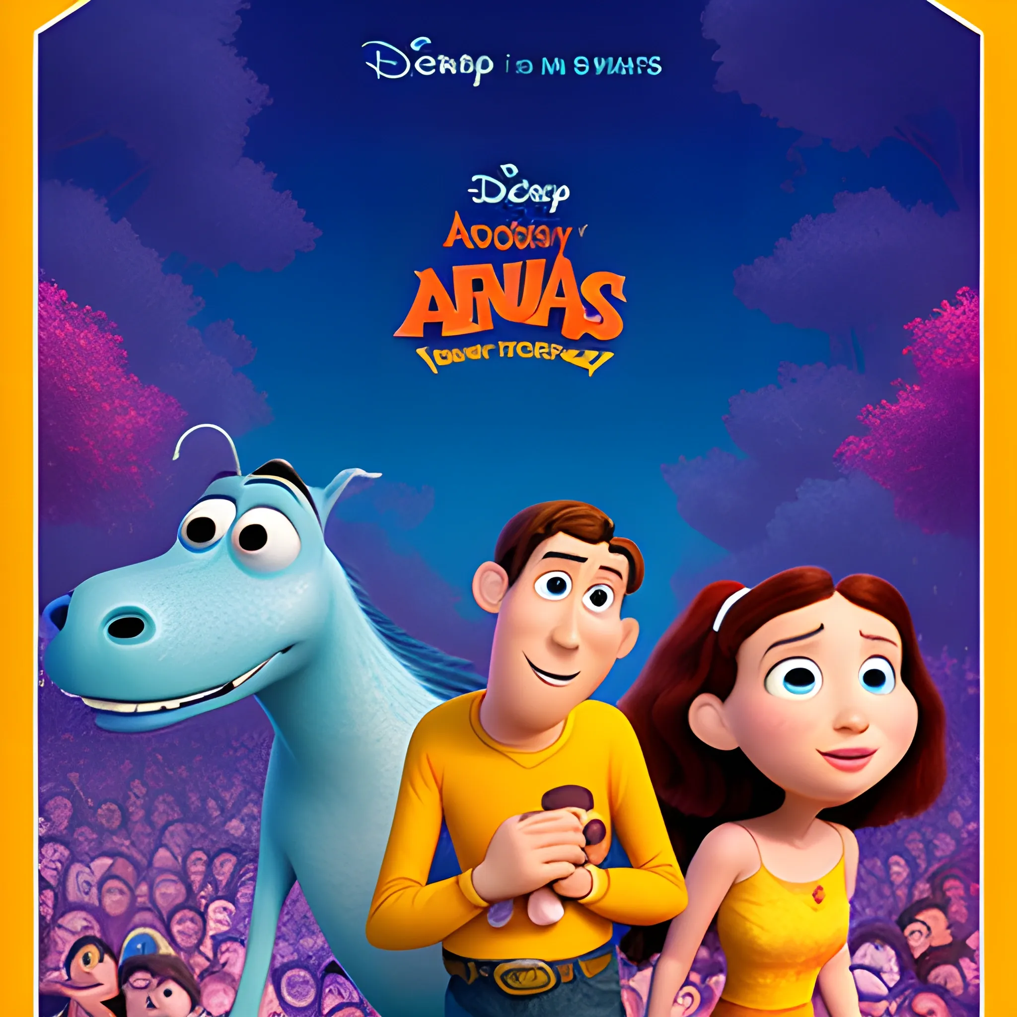 Pixar Disney Among us movie poster