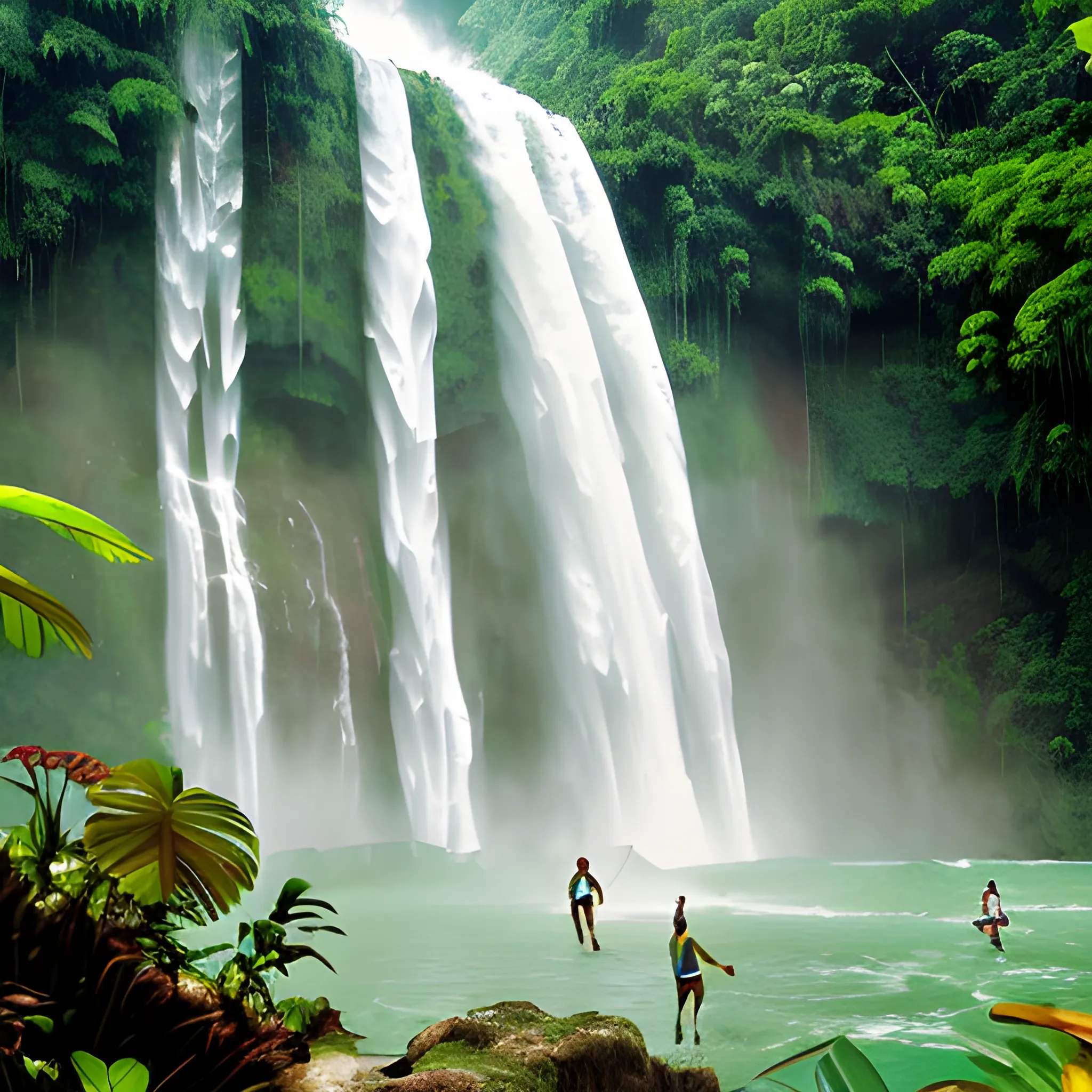  salto ángel cascada amazonas , Trippy