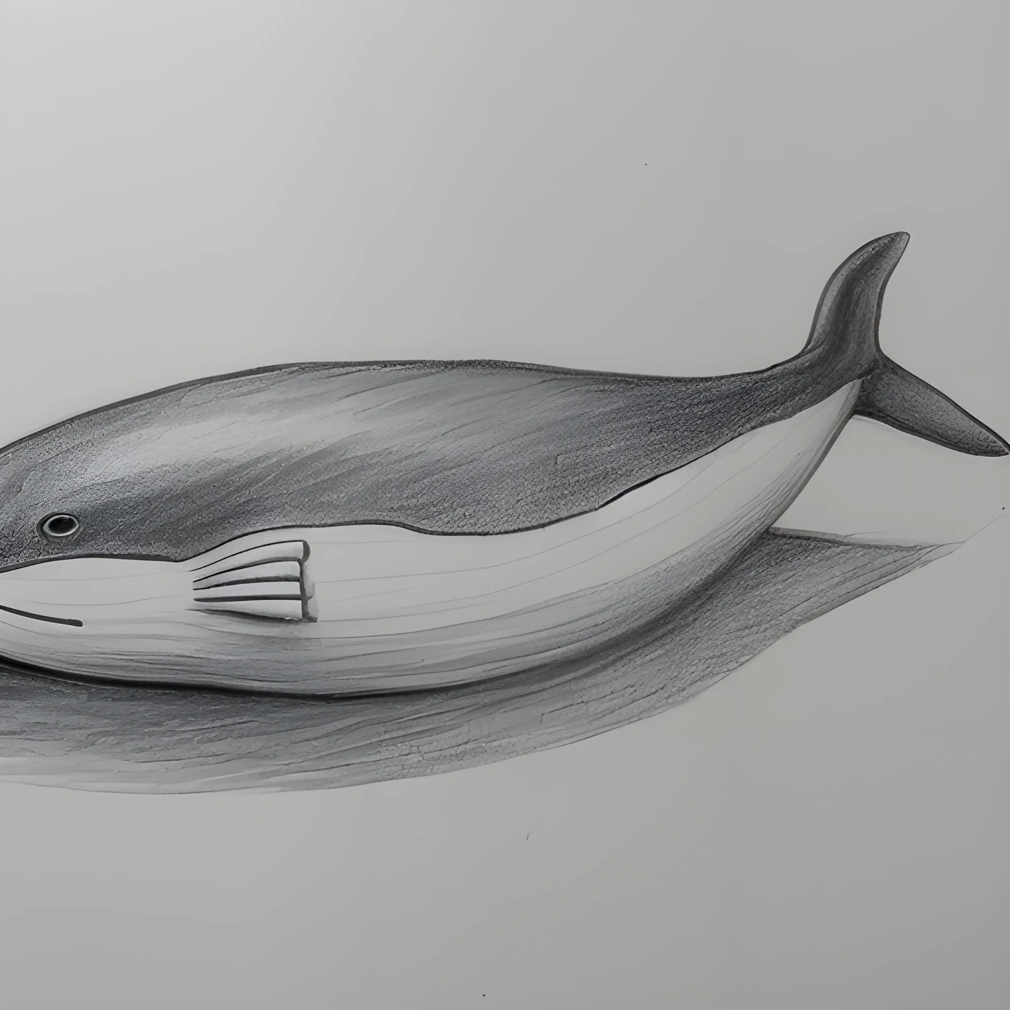 una ballena, Pencil Sketch