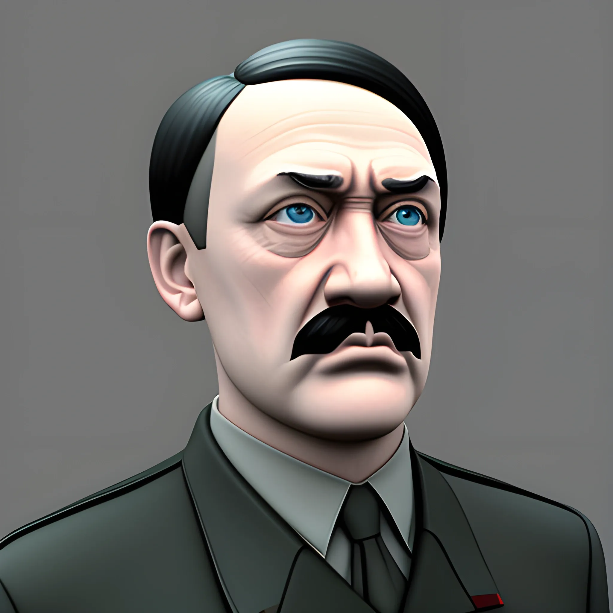 Hitler if he didn’t be nazi, 3D