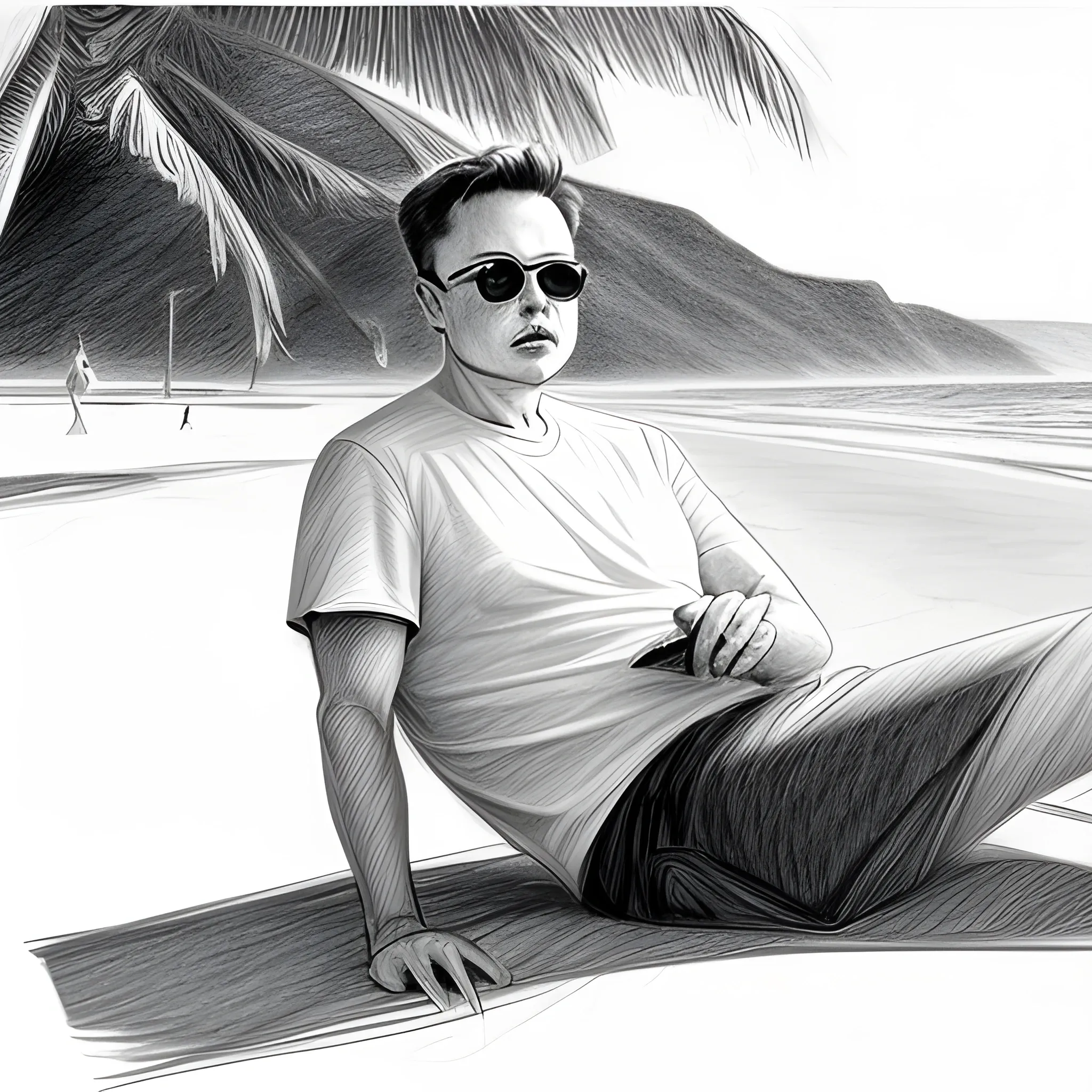 Elon Musk: charcoal : r/drawing