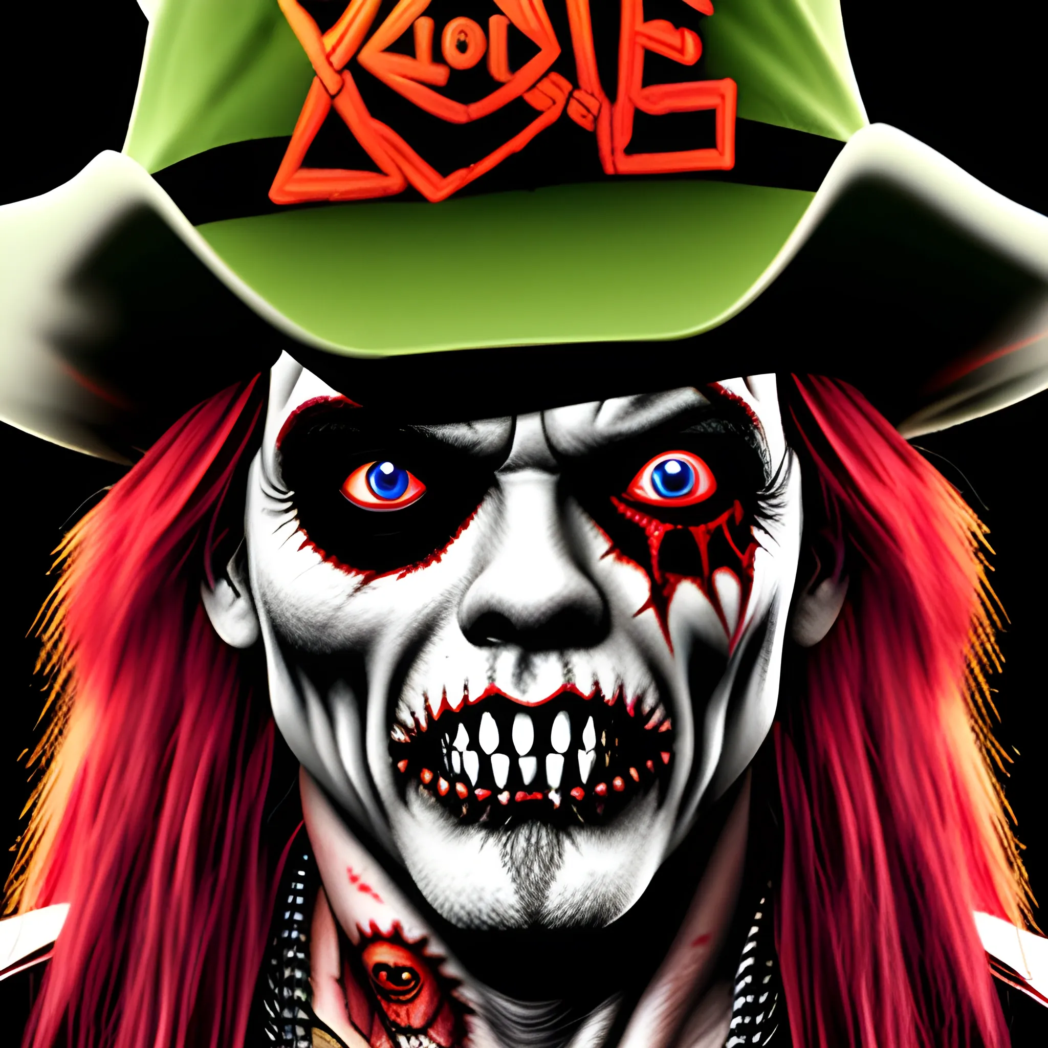 Axl Rose halloween zombie, 3D