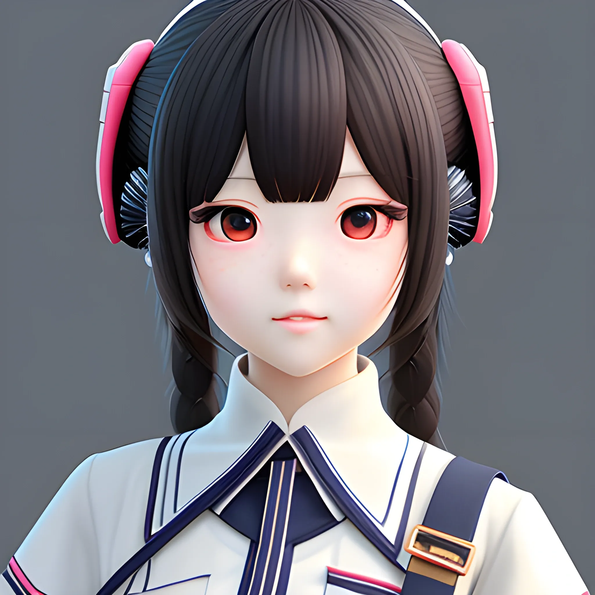 裸体，少女, 3D