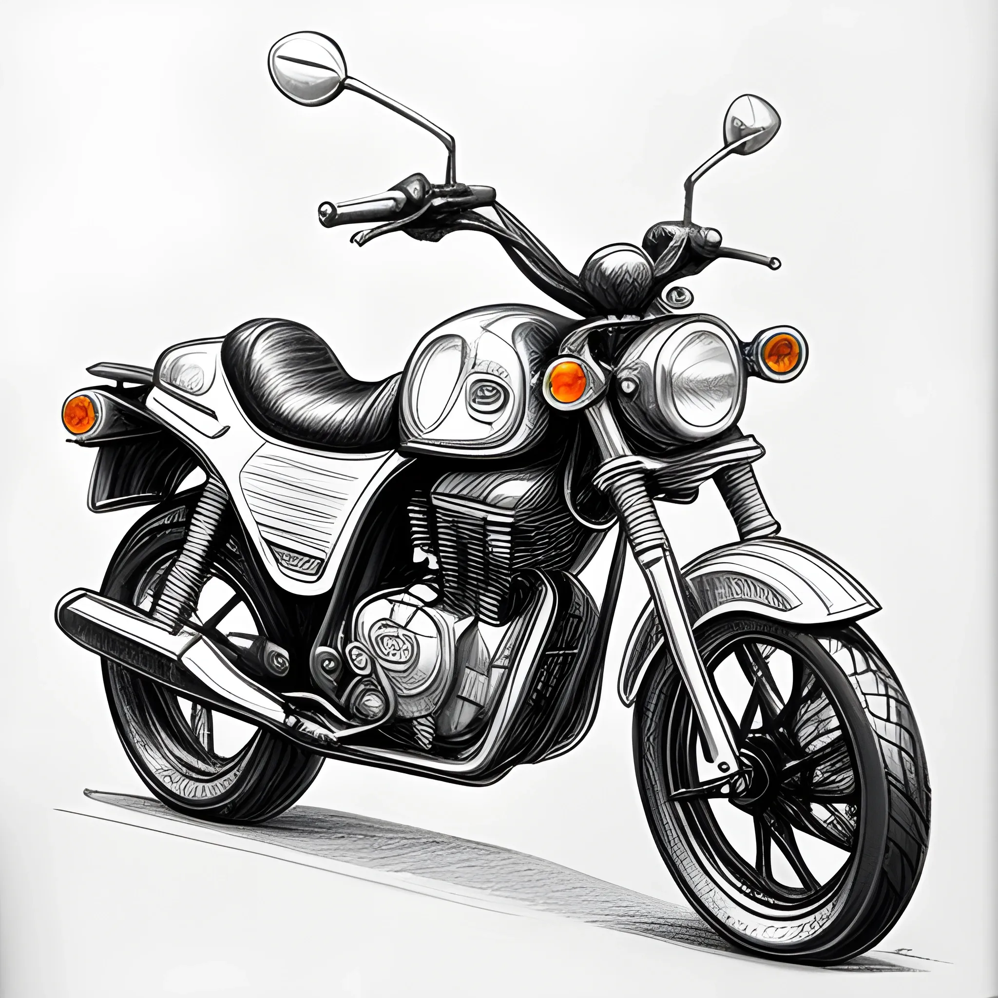 Little tough guy from India - Royal Enfield Himalayan. Drawn by me : r/ motorcycle