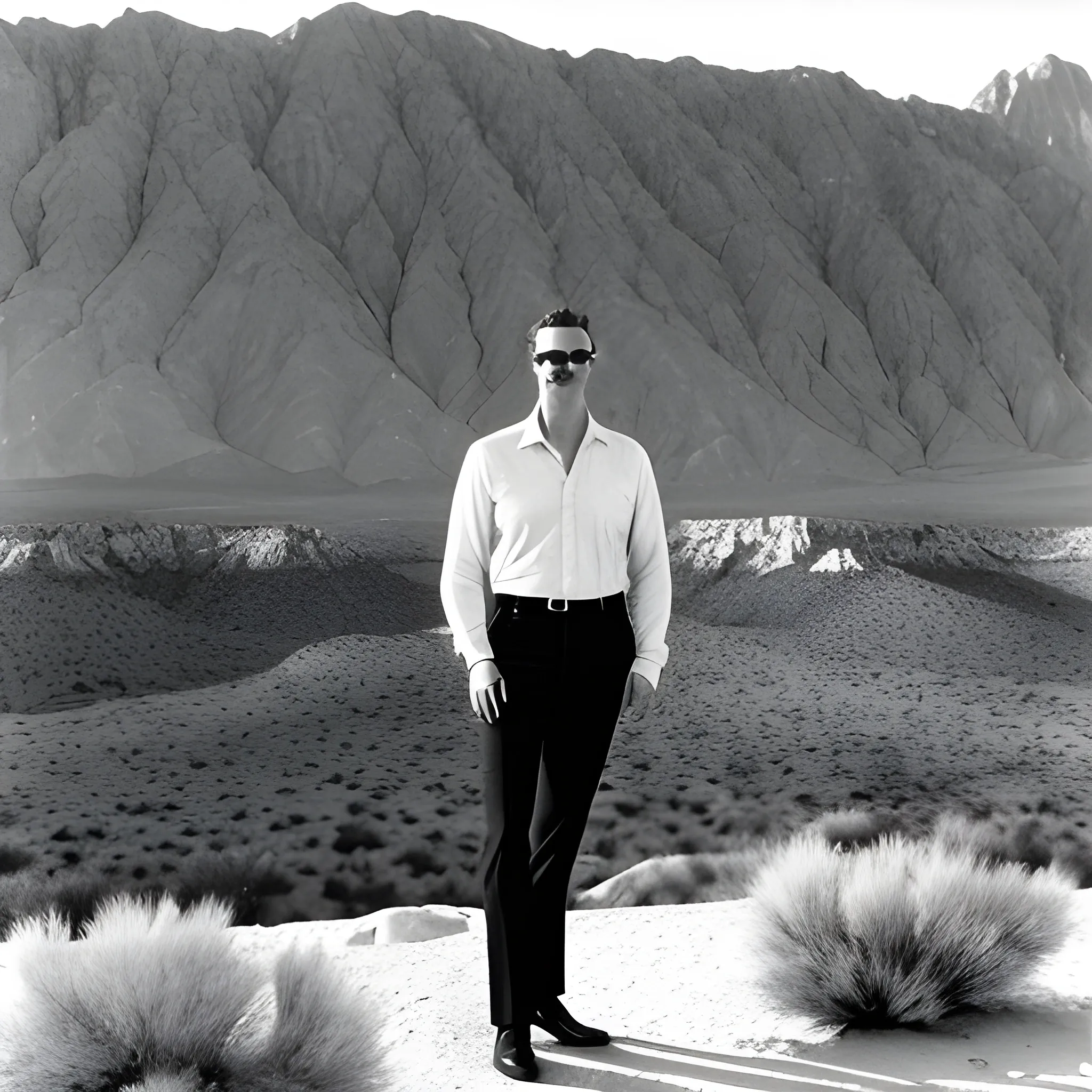 bruce springsteen in the desert,