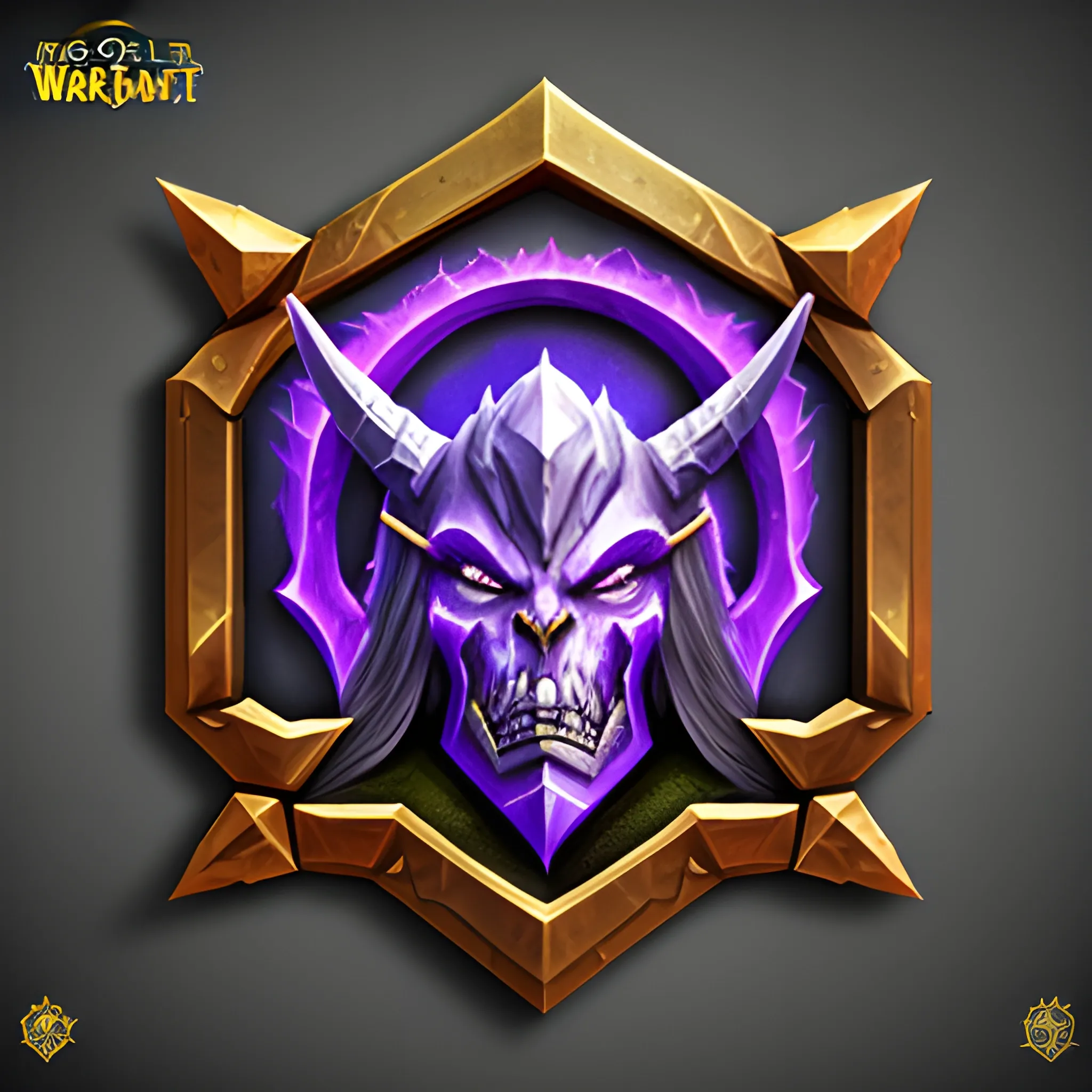 logo Design World of warcraft, 3d, 3D