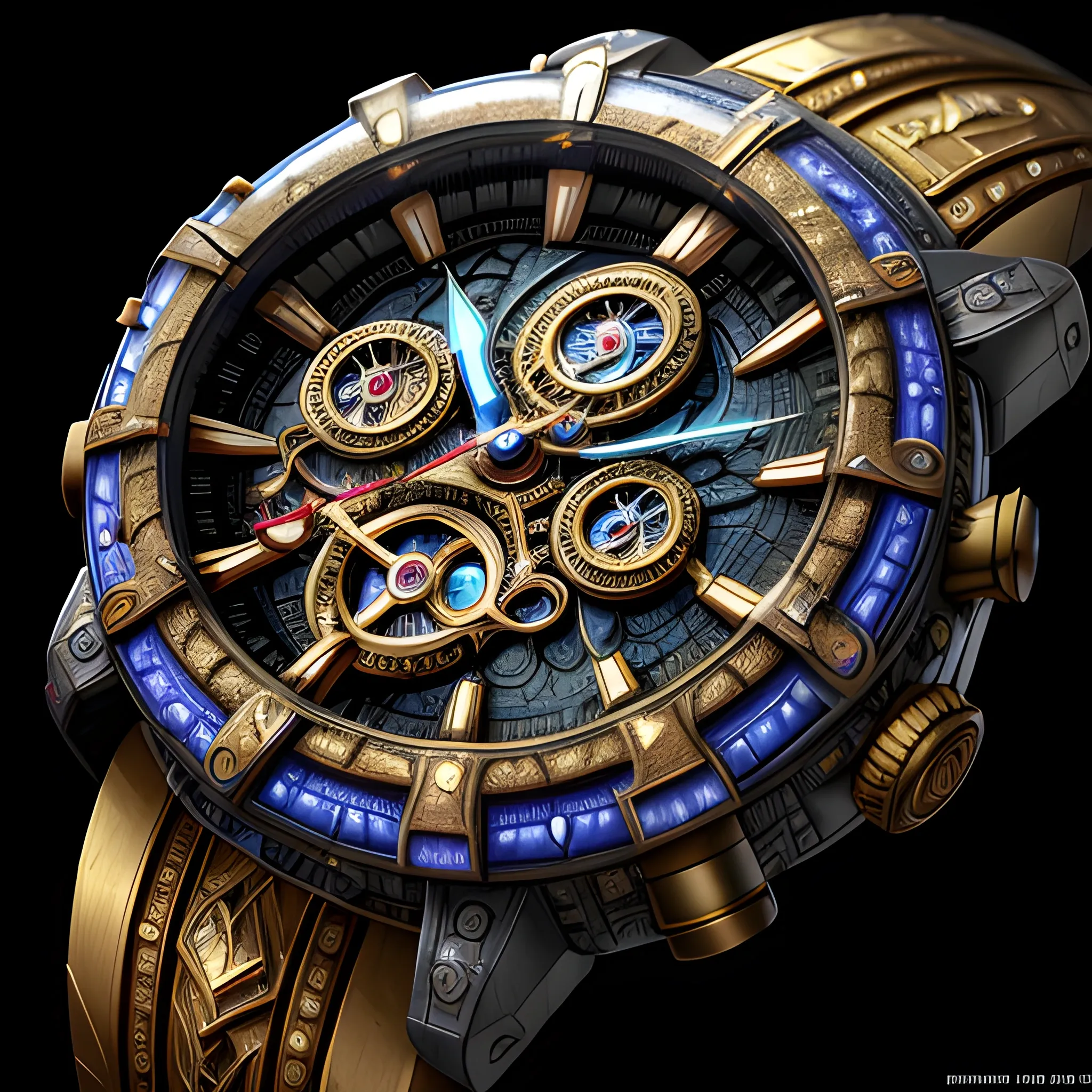 a lot of magic watches, many magic watches, 8k, high resolution, high quality, photorealistic, hyperrealistic, detailed, detailed matte painting, deep color, fantastical, intricate detail, splash screen, complementary colors, fantasy concept art, 8k resolution trending on Artstation Unreal Engine