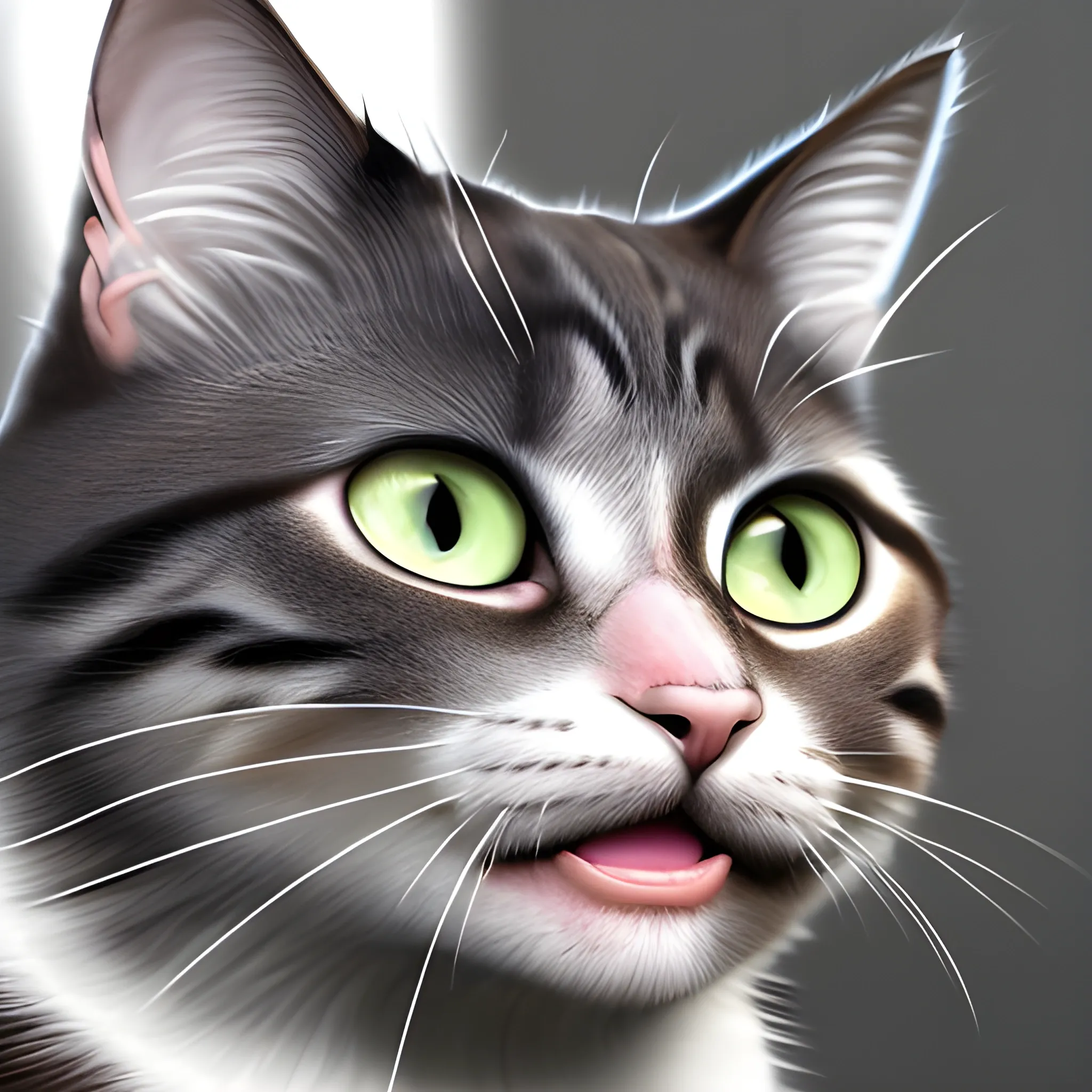 hyper realistic,Cat,16:9