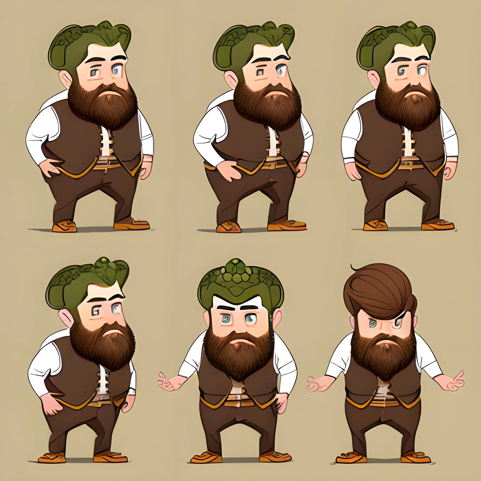 People character business set. Front, side, back view animated character,  Stock Photo, Picture And Low Budget Royalty Free Image. Pic. ESY-060859668  | agefotostock