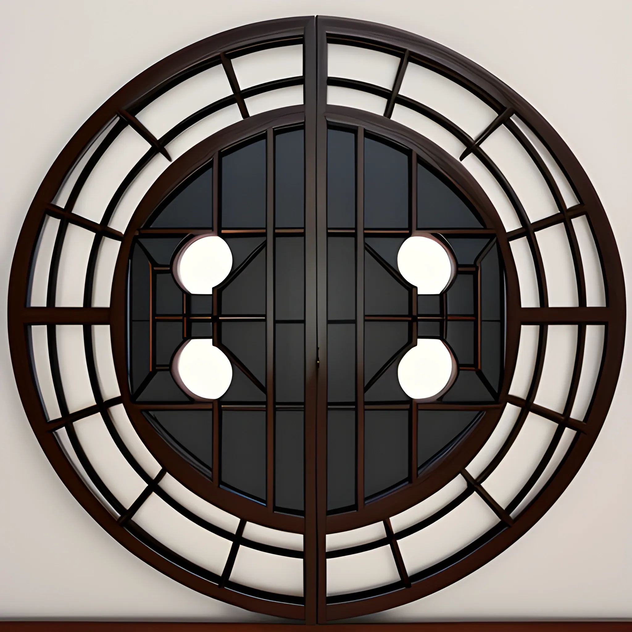 chinese lattice moon door


