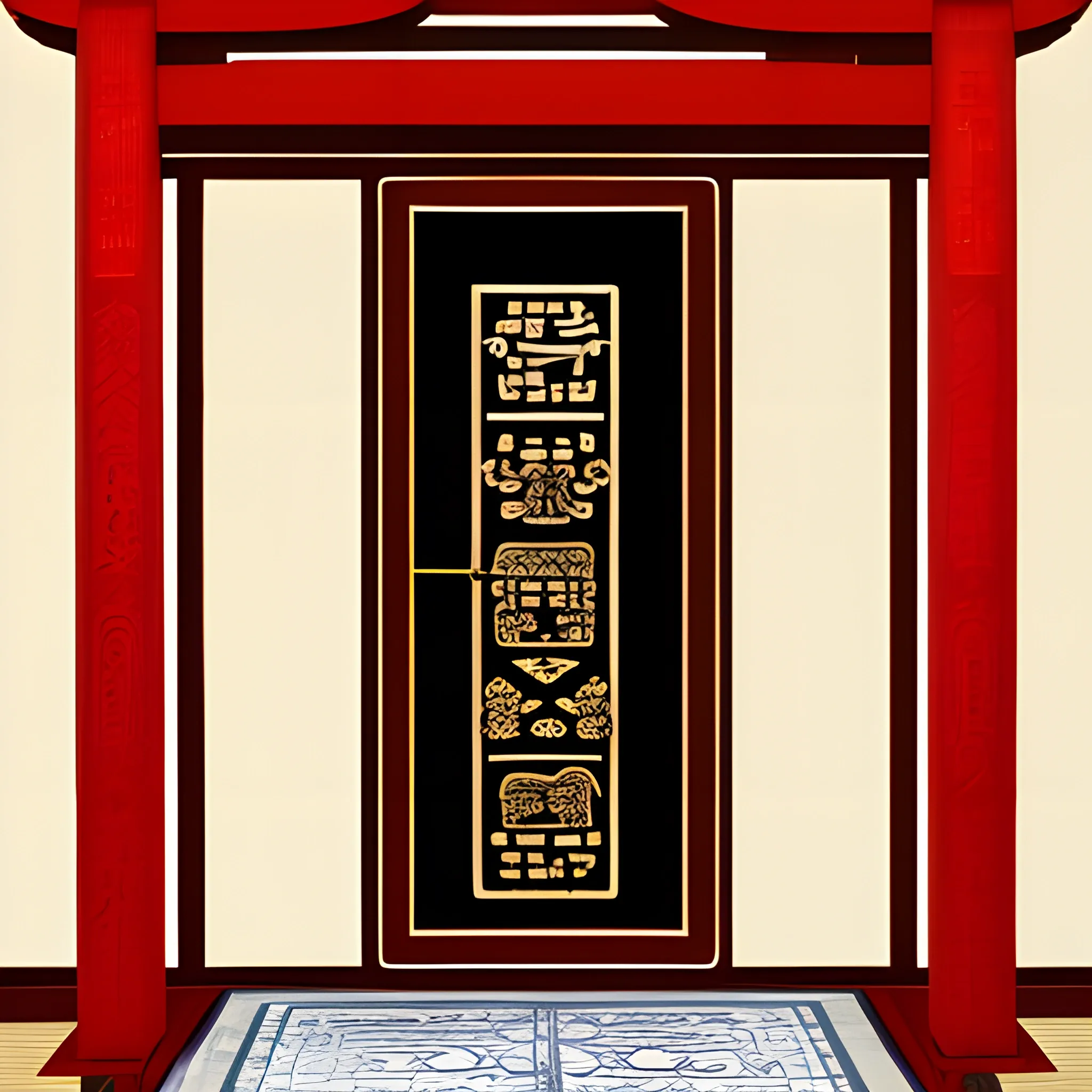 traditional chinese moon door




