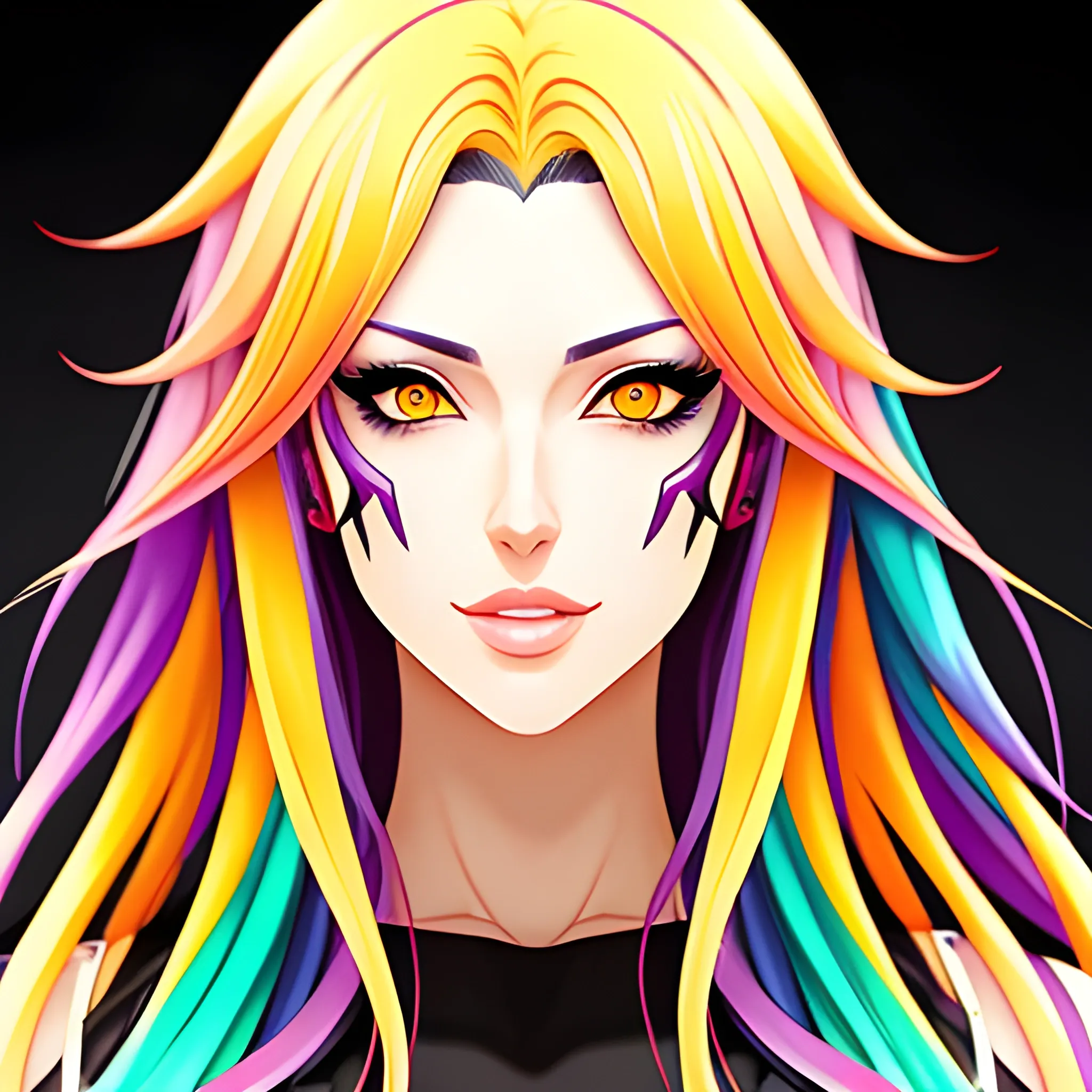 Anime Character Hero Realistically High Definition Colourful · Creative  Fabrica