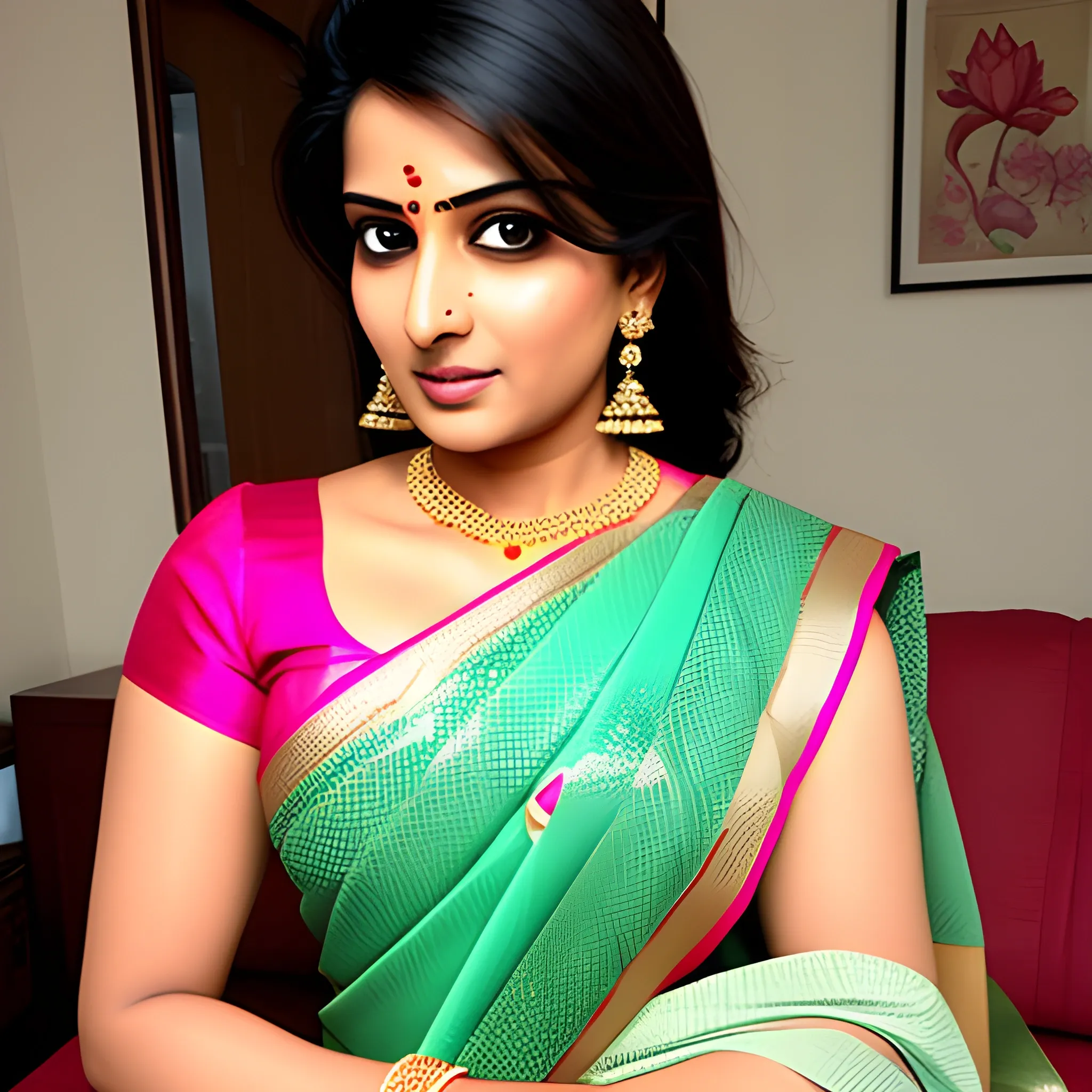 Bhabhi in saree - Arthub.ai