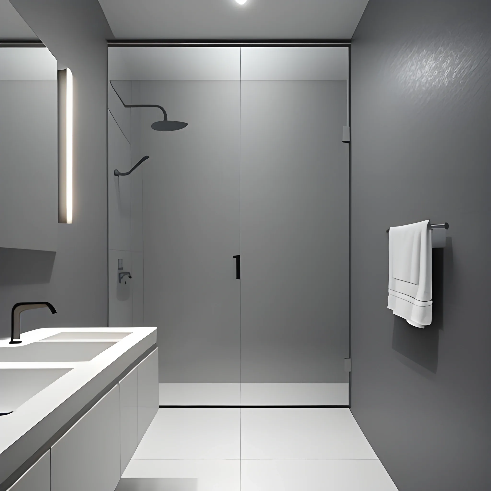 baño, bathroom, minimalism