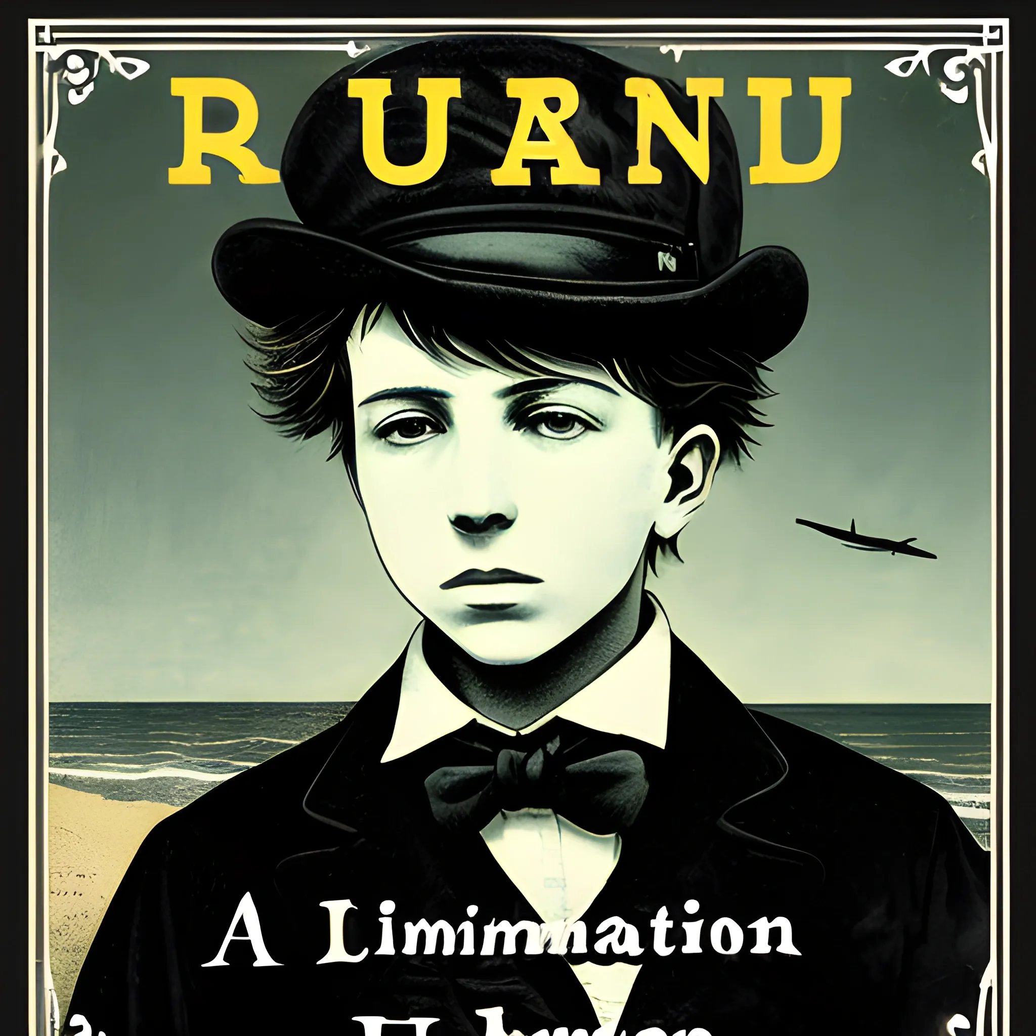 A cover for the book illuminations of Arthur Rimbaud