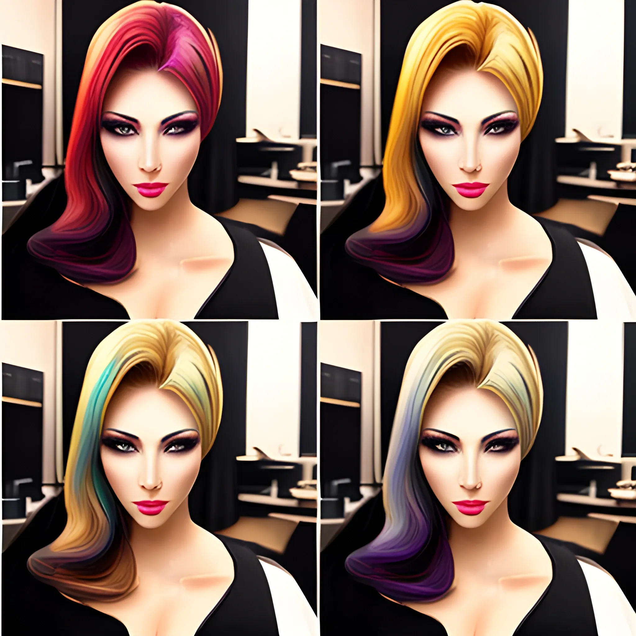 Epic beautiful girls, highly detailed, professional color correction