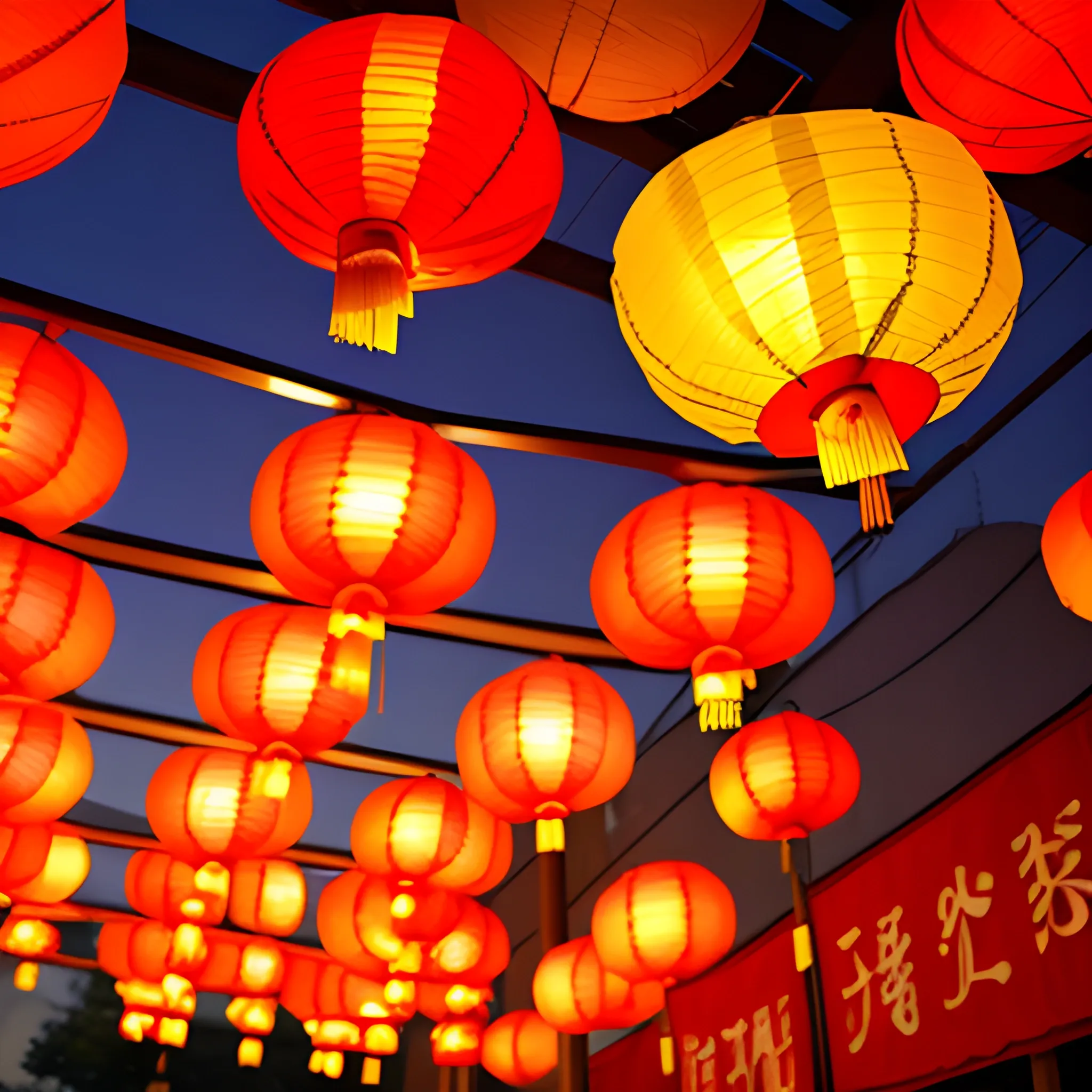 chinese paper lanterns - Arthub.ai