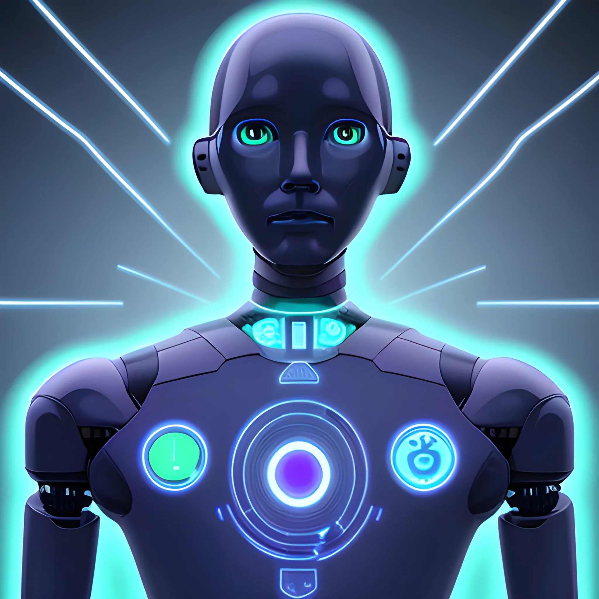 IA, hologram, artificial intelligence, human robot, artificial intelligence on tv
, Cartoon