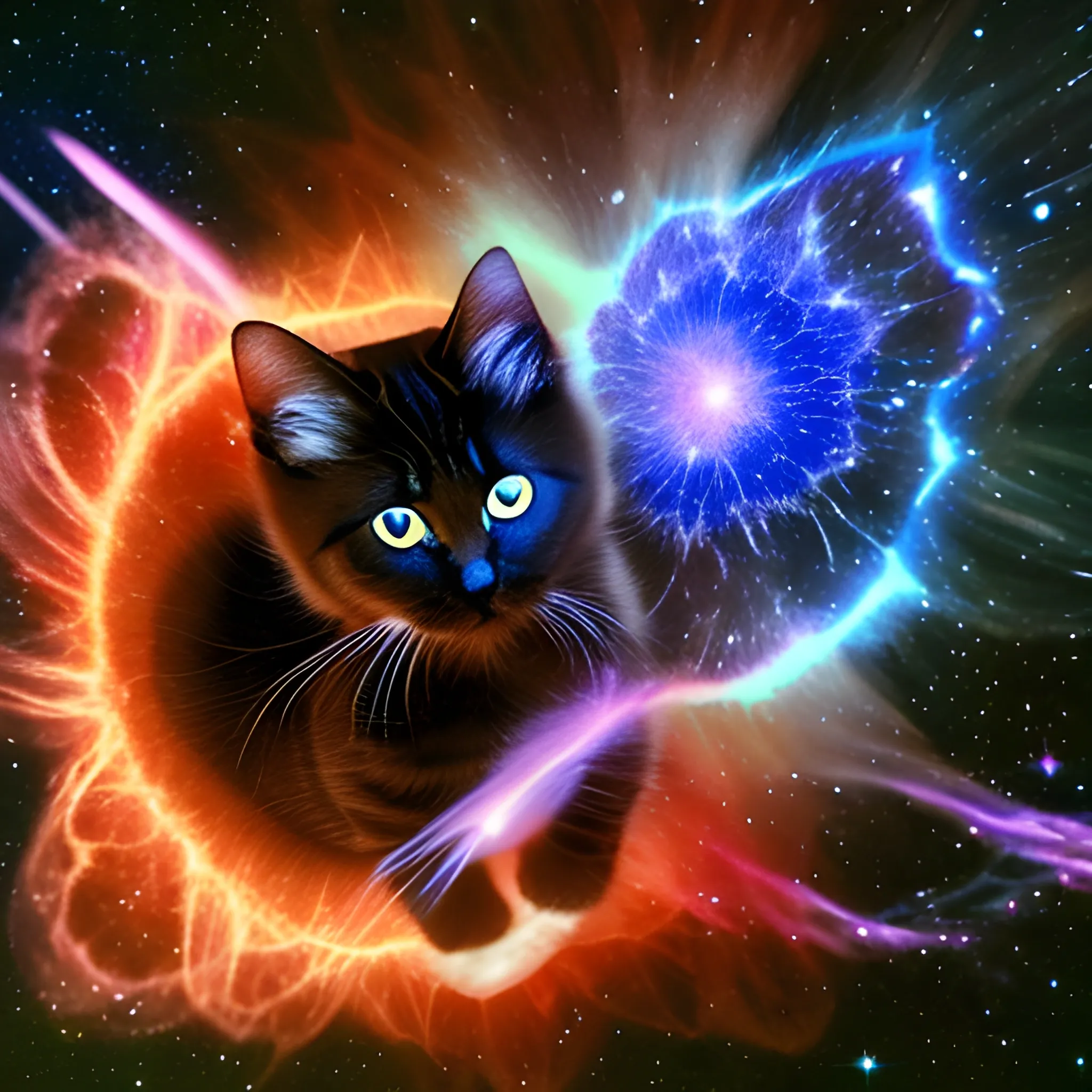 sweet cat in a supernova