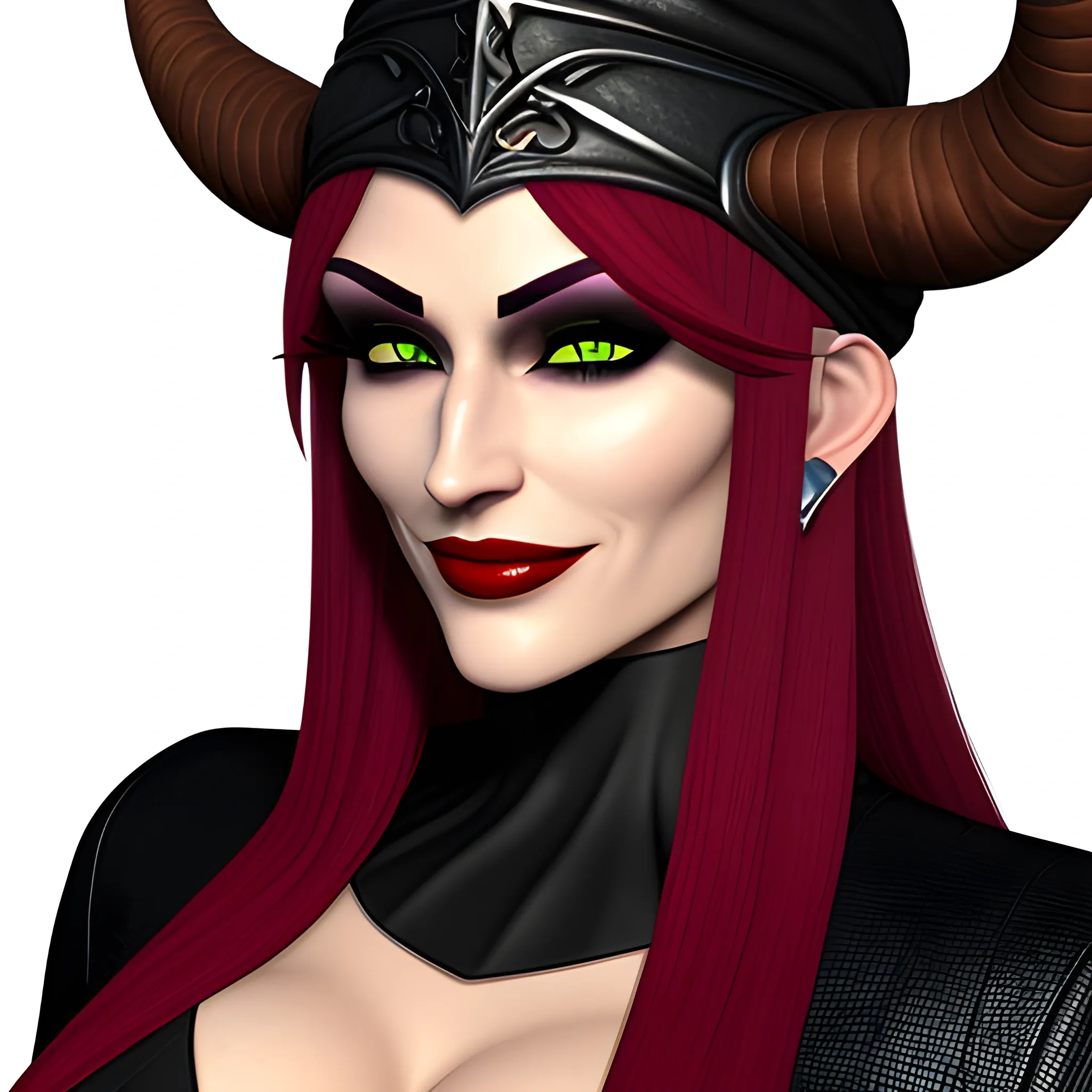 , 3D, Fantasy, Gangster, Mafia, teenager, tiefling, horns, suit, hat, pointed ears, beanie, soft face, boy, young, child, full face, smile