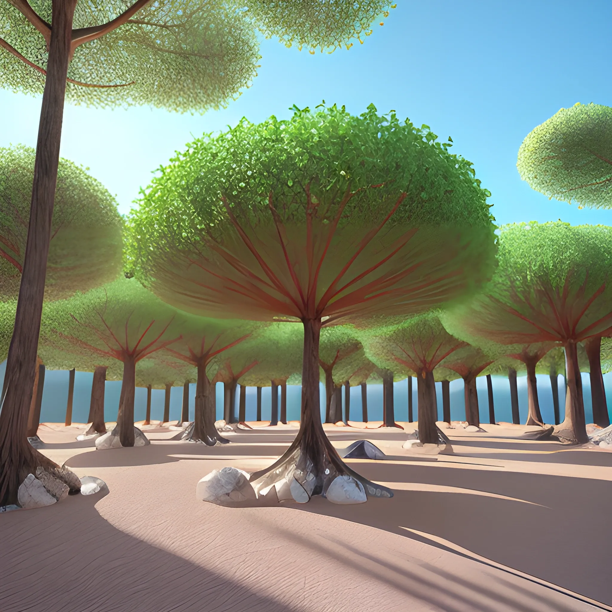 bosque de caña de azucar
, 3D