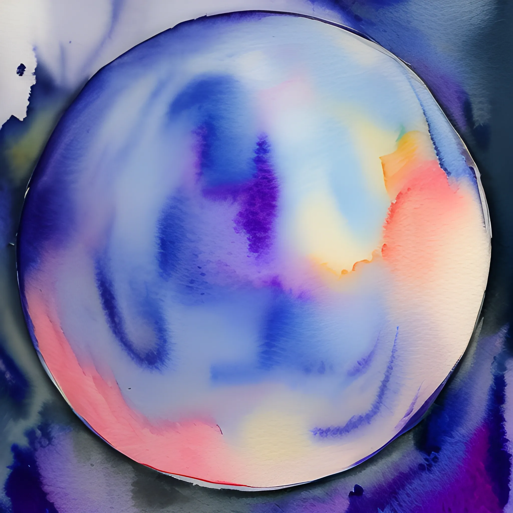 ethereal planet, Water Color