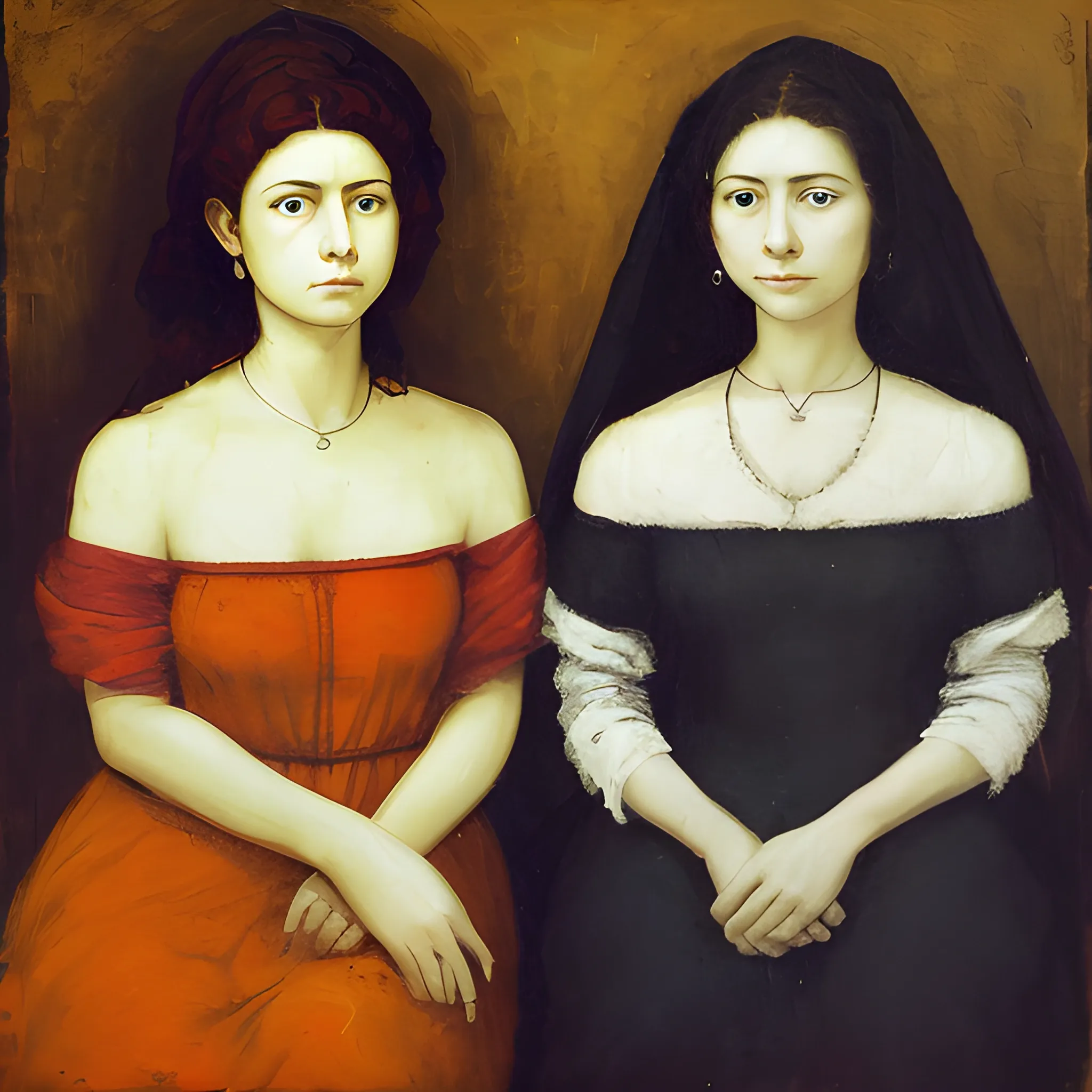 two women