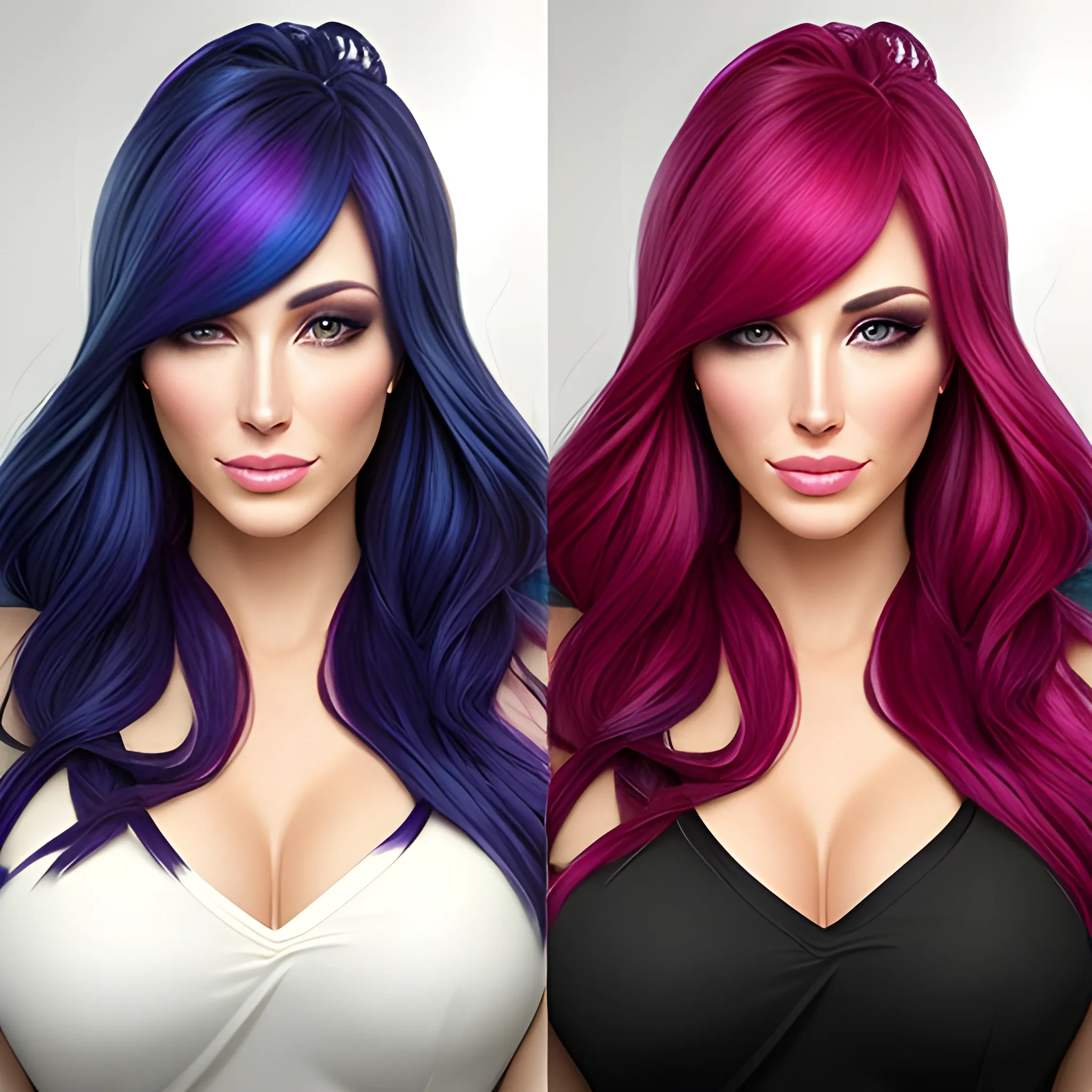 Epic beautiful girls, highly detailed, professional color correction