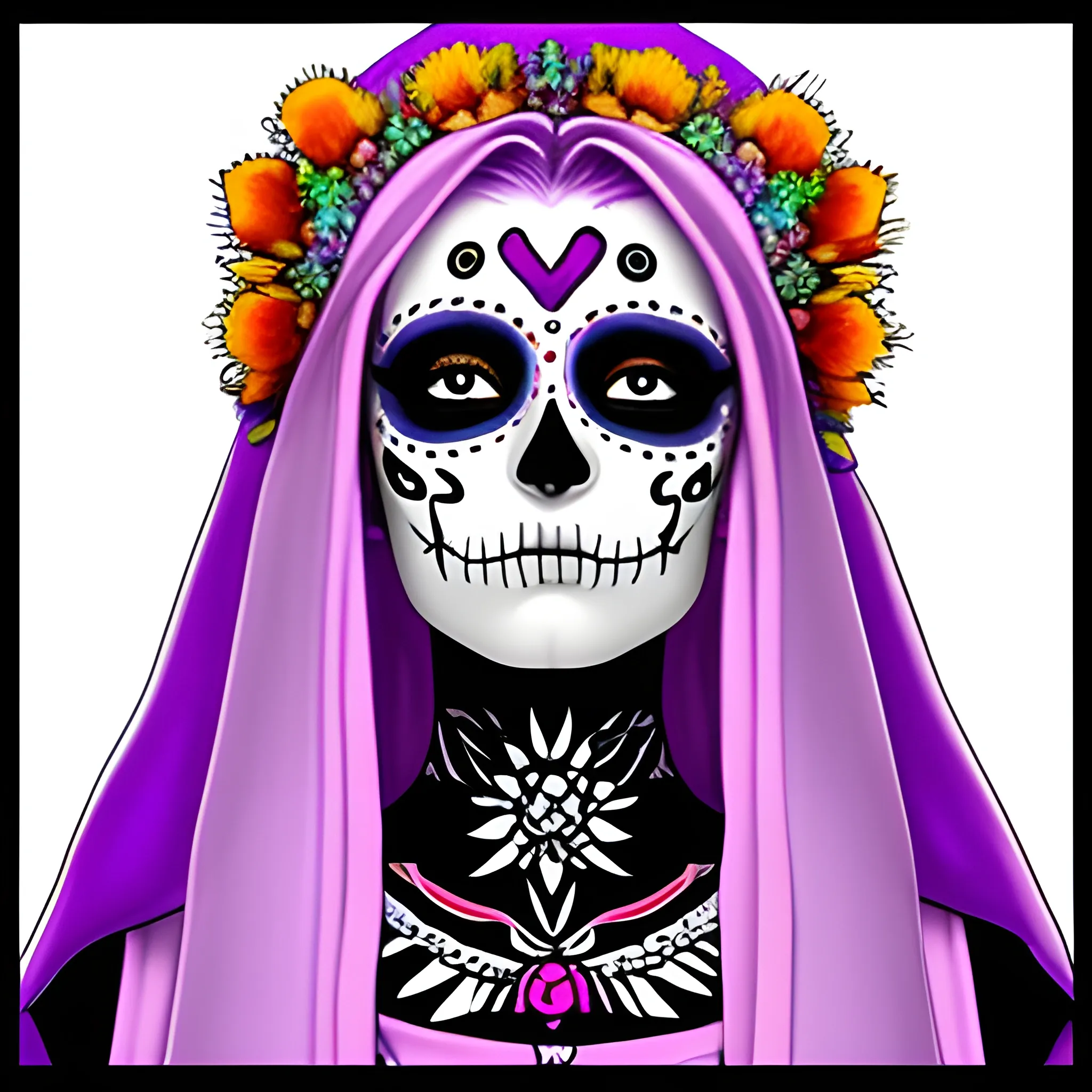 Priestess Day of the Dead makeup, bright colors
{
"seed": "2084597670",
"steps": 300,
"width": 500,
"height": 1000,
"version": "SH_Deliberate",
"sampler_name": "k_dpm_2",
"guidance_scale": 7.5
}