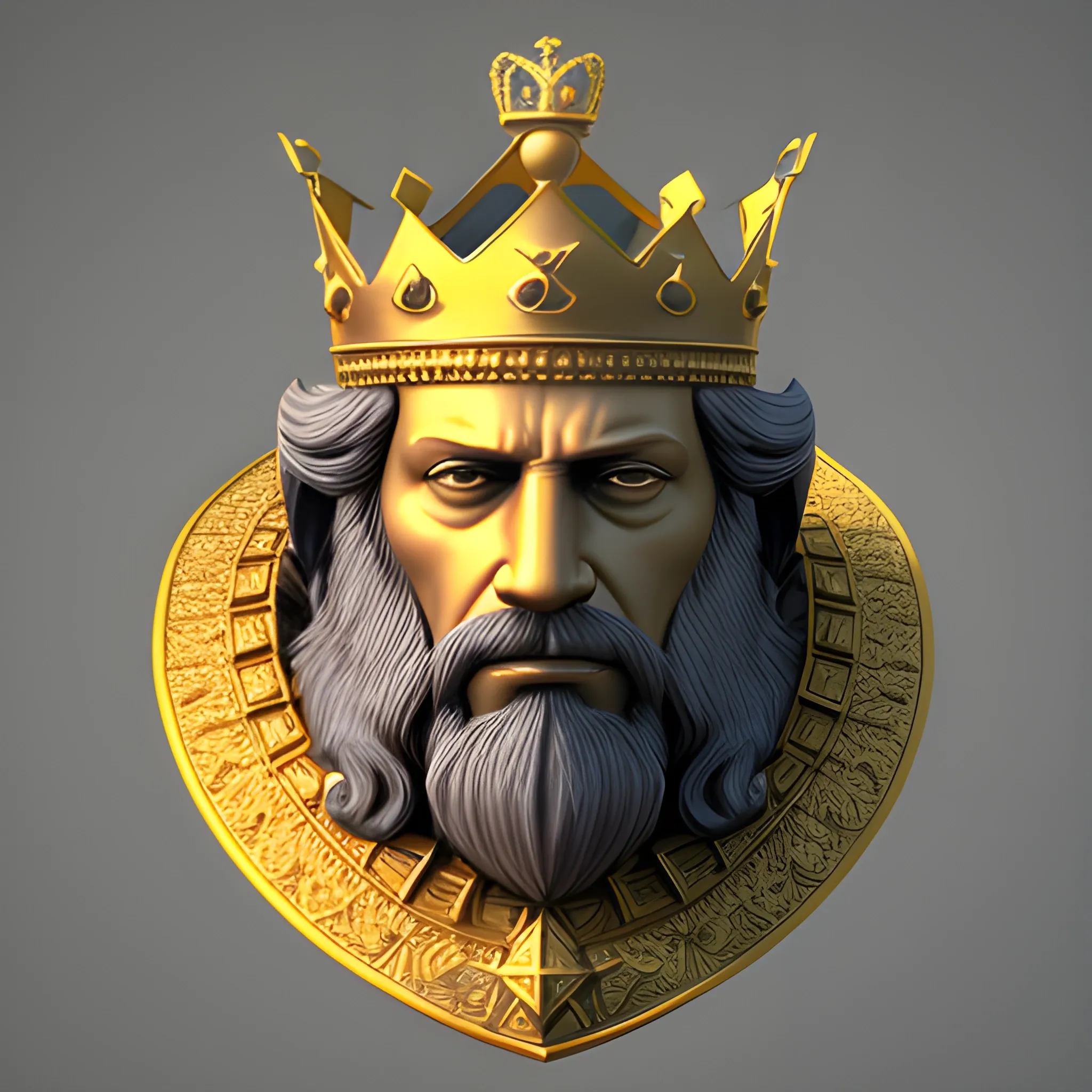 king, 3D