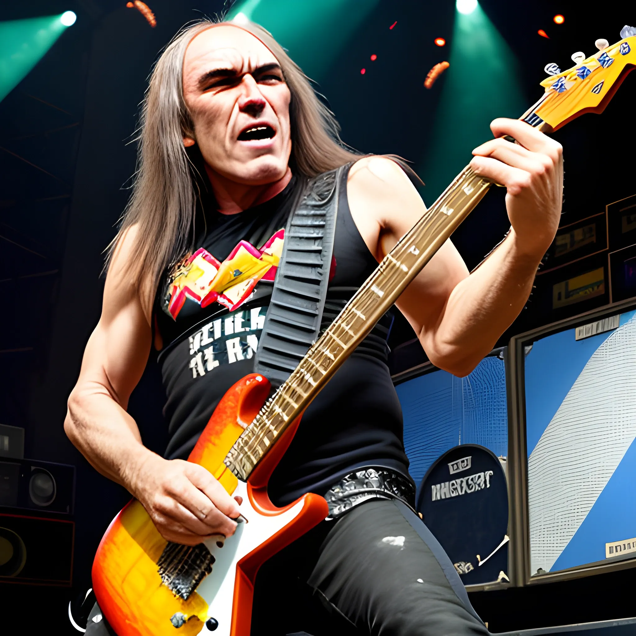 IRON MAIDEN STEVE HARRIS BAJO