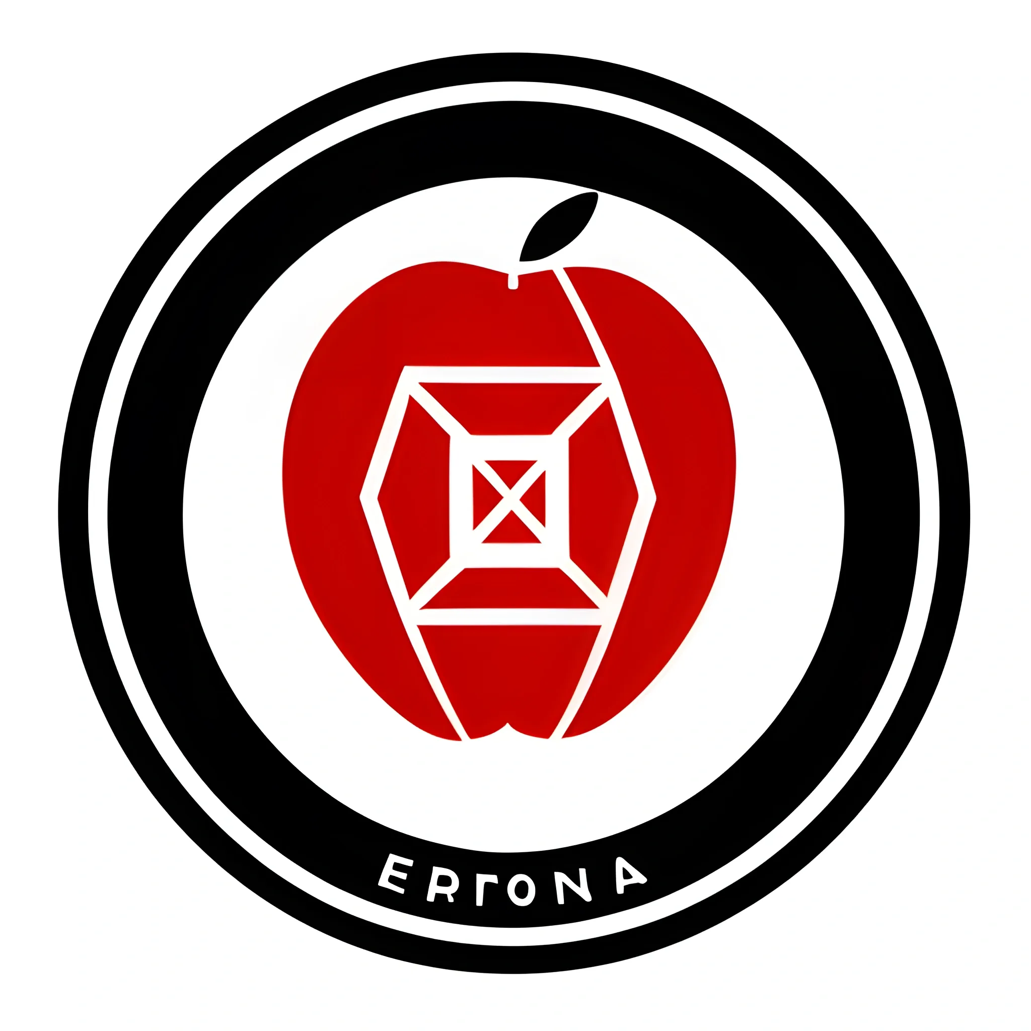 Logo for a web platform named erosia in the style of the apple logo