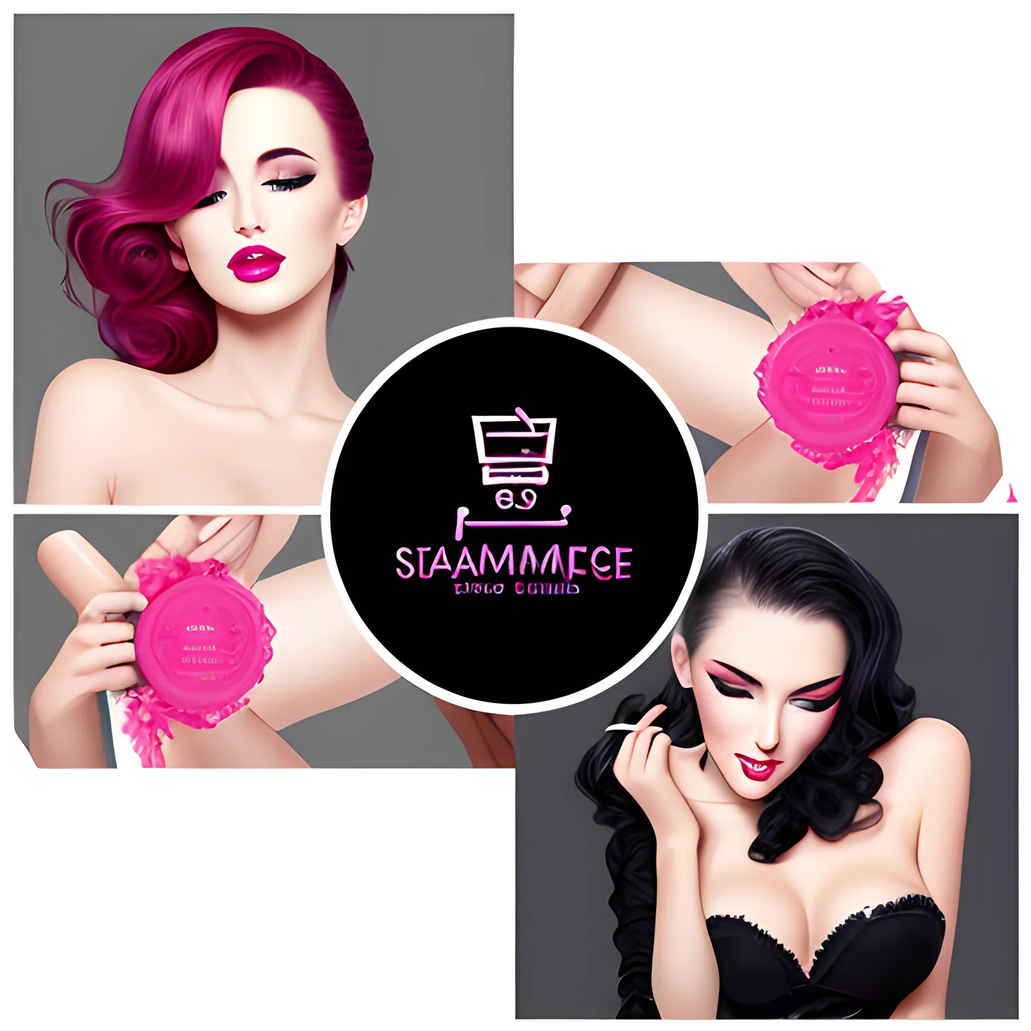 Logo for an e-commerce platform specializing in cosmetics and erotica.