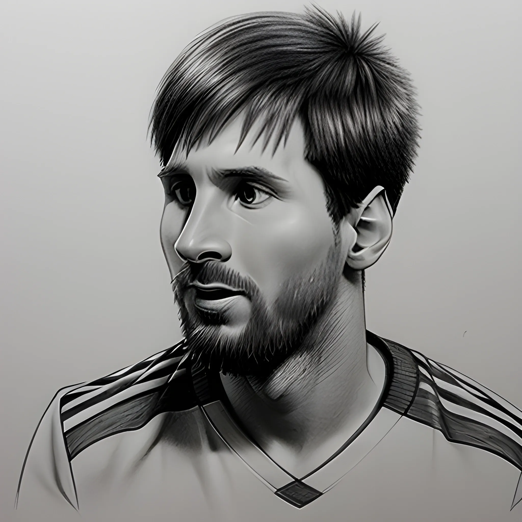 How to draw Lionel messi || Lionel Messi pencil sketch - YouTube