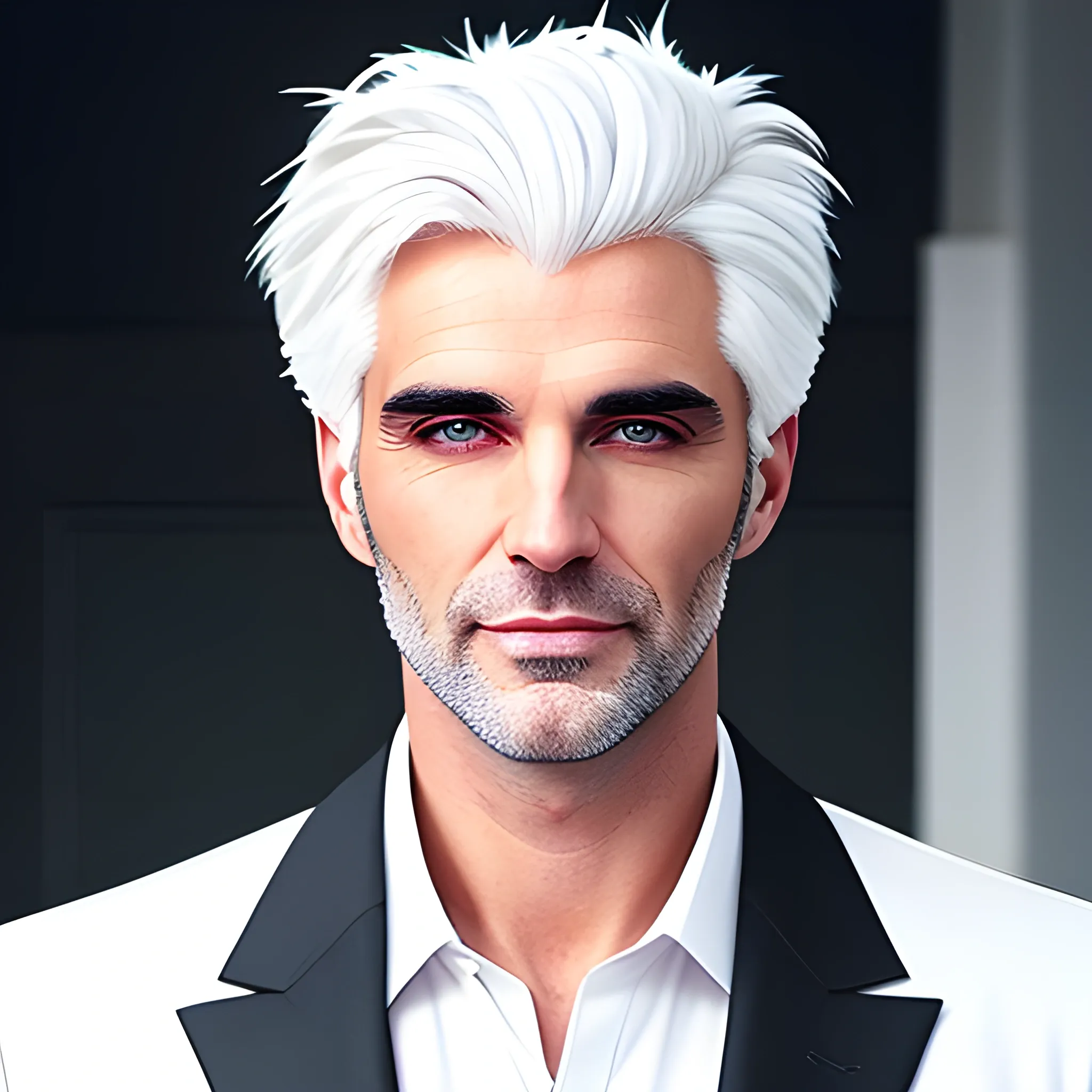 pretty white haired boy