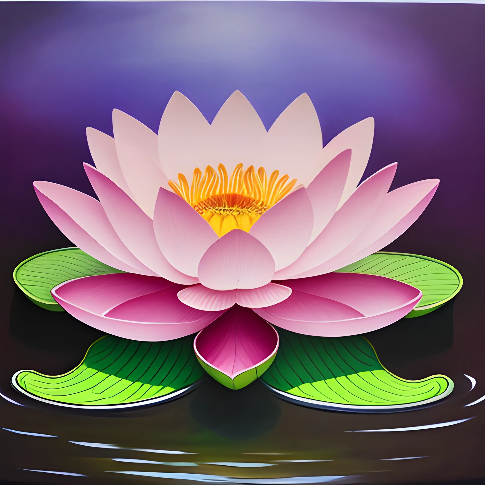 a beautiful lotus flower inspired by the symbol of the lotus flower bringing joy to life and balance, cinematic, inspired by arcadia, the lotus is the most beautiful flower, whose petals open one by one. But it only grow in mud. in order to grow and gain wisdom,  meaning the purity of mind. 


, Oil Painting