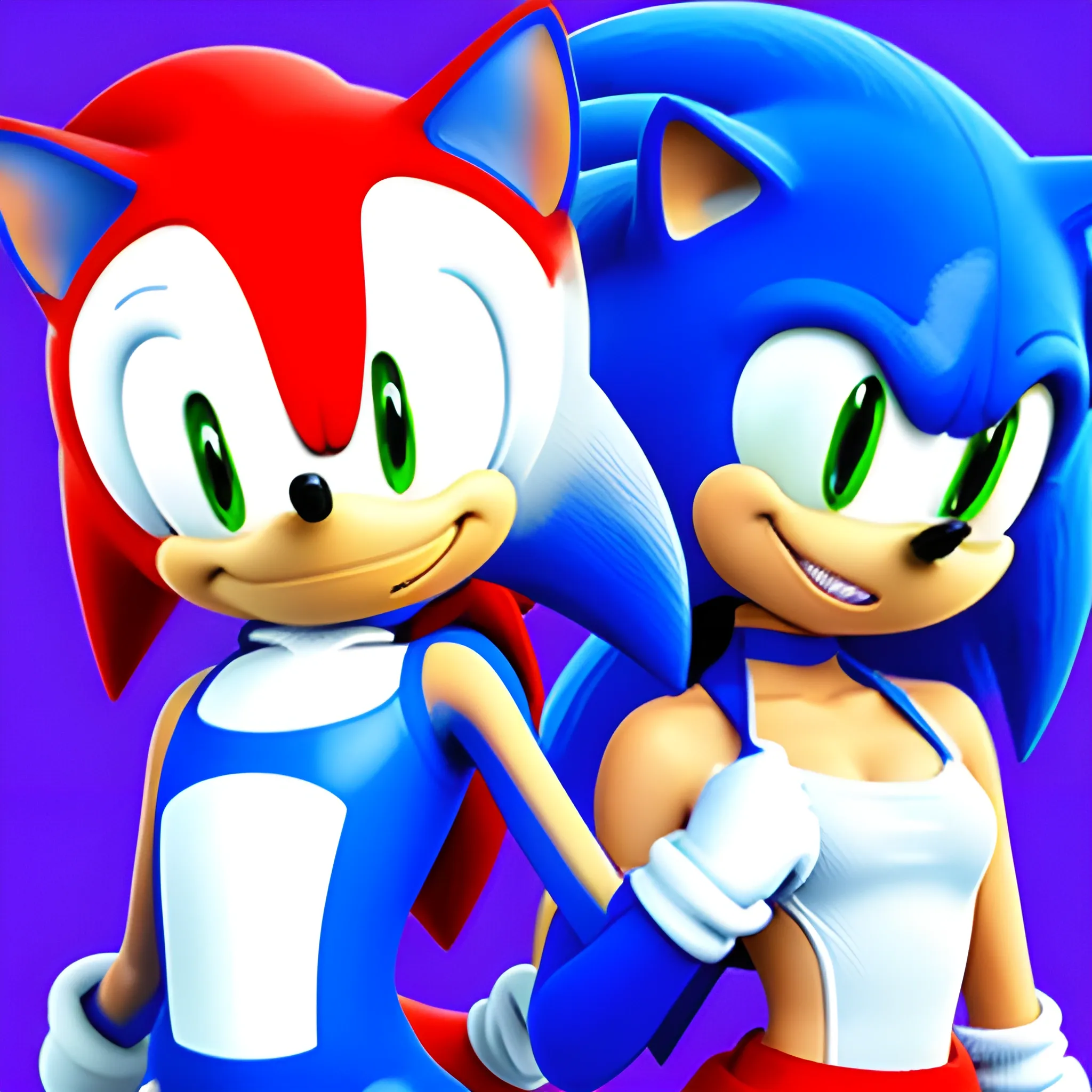  Sonic y ariana grande 