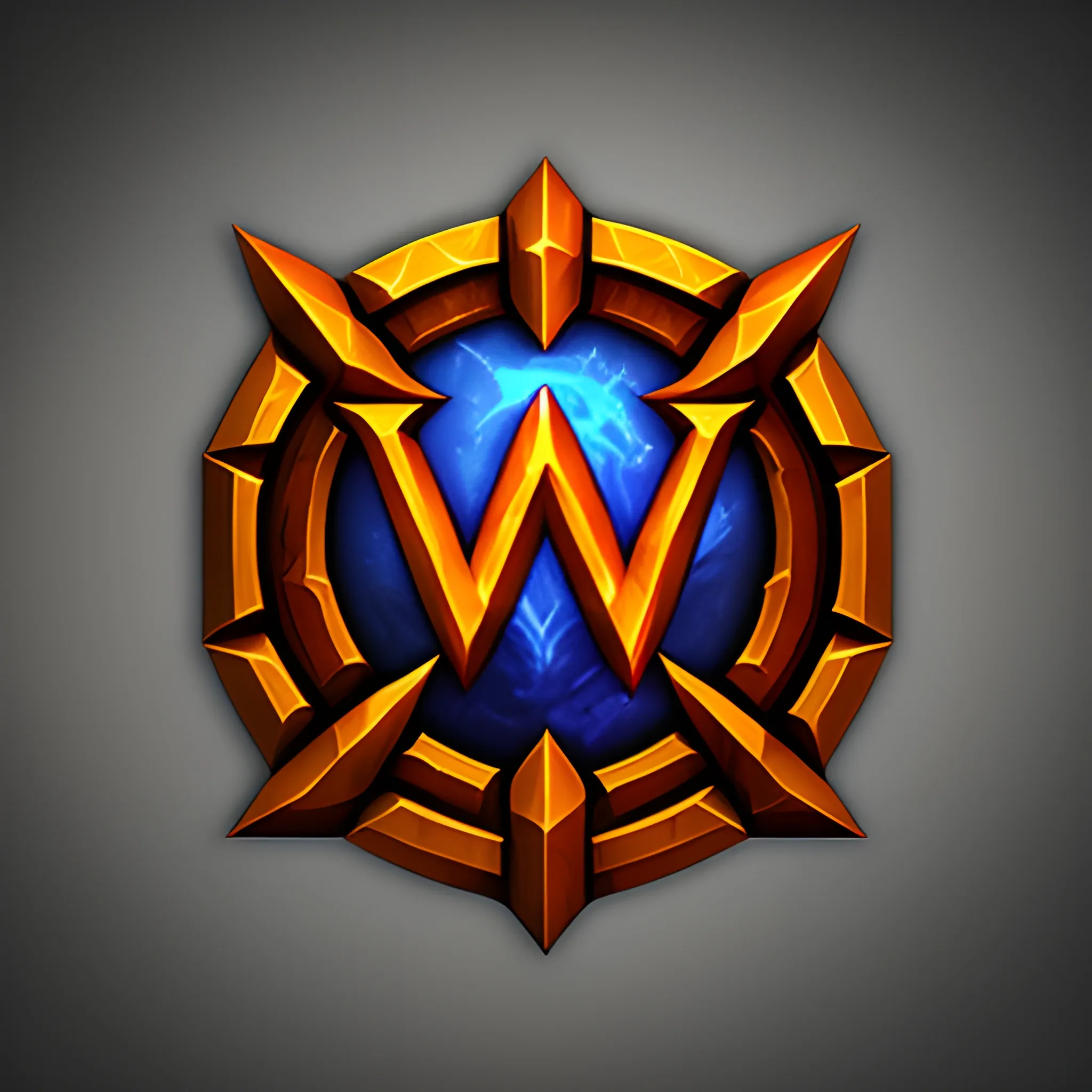 logo Design World of warcraft, 3d, 3D