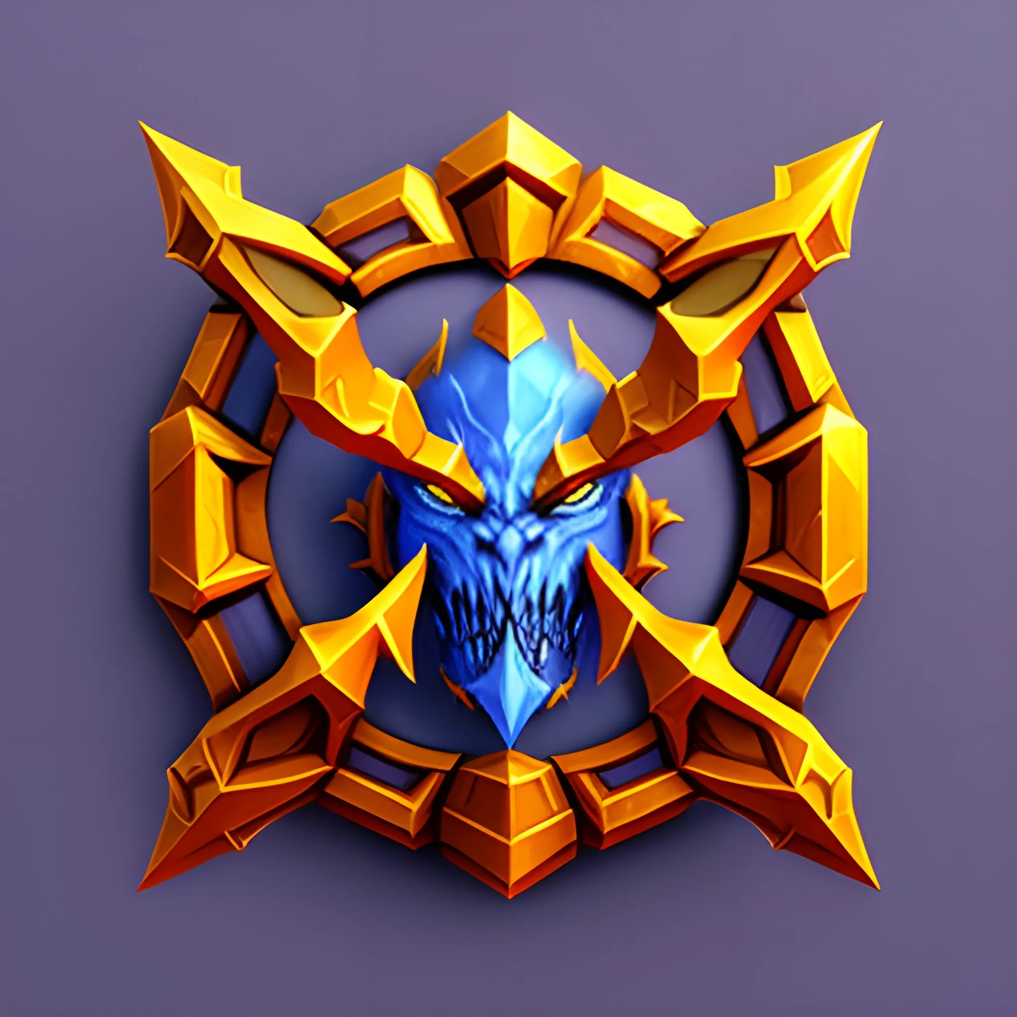 logo Design World of warcraft, 3d, 3D