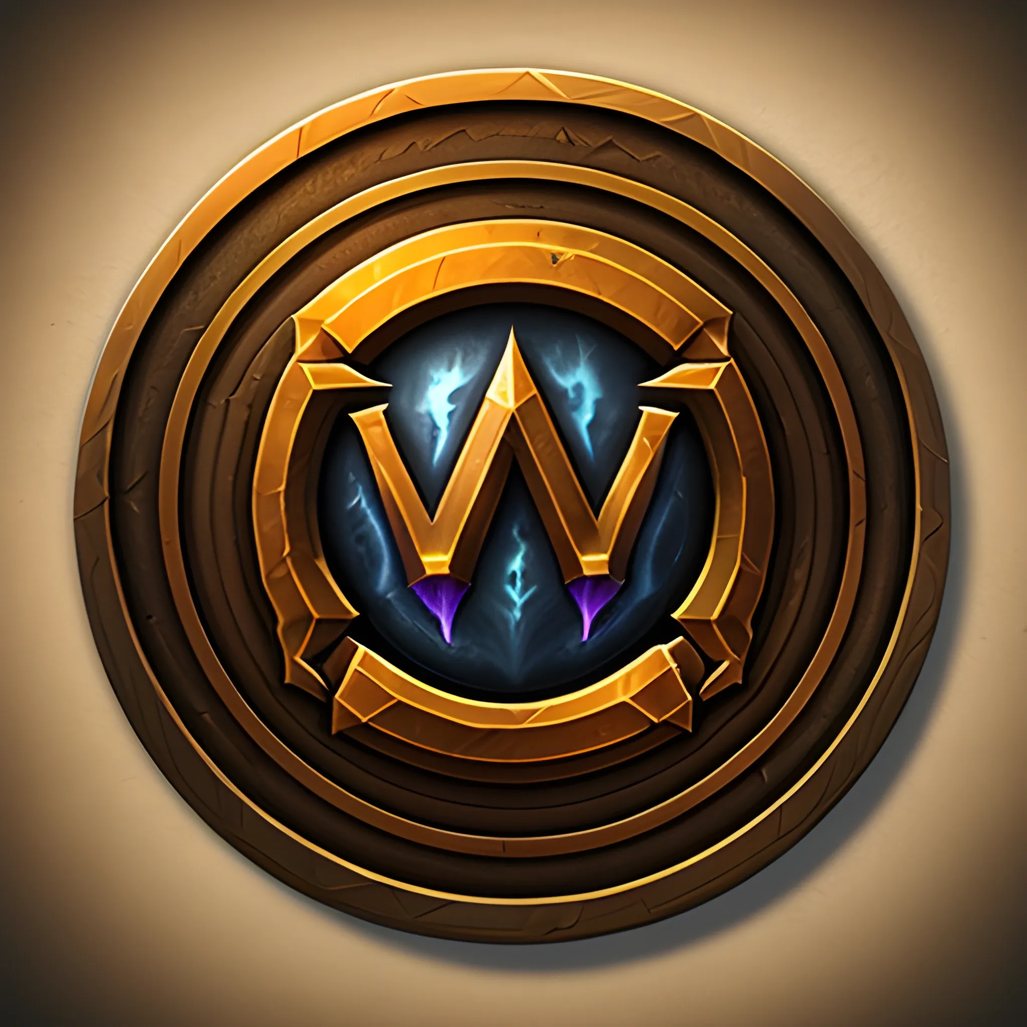 logo Design World of warcraft, 3d, 3D