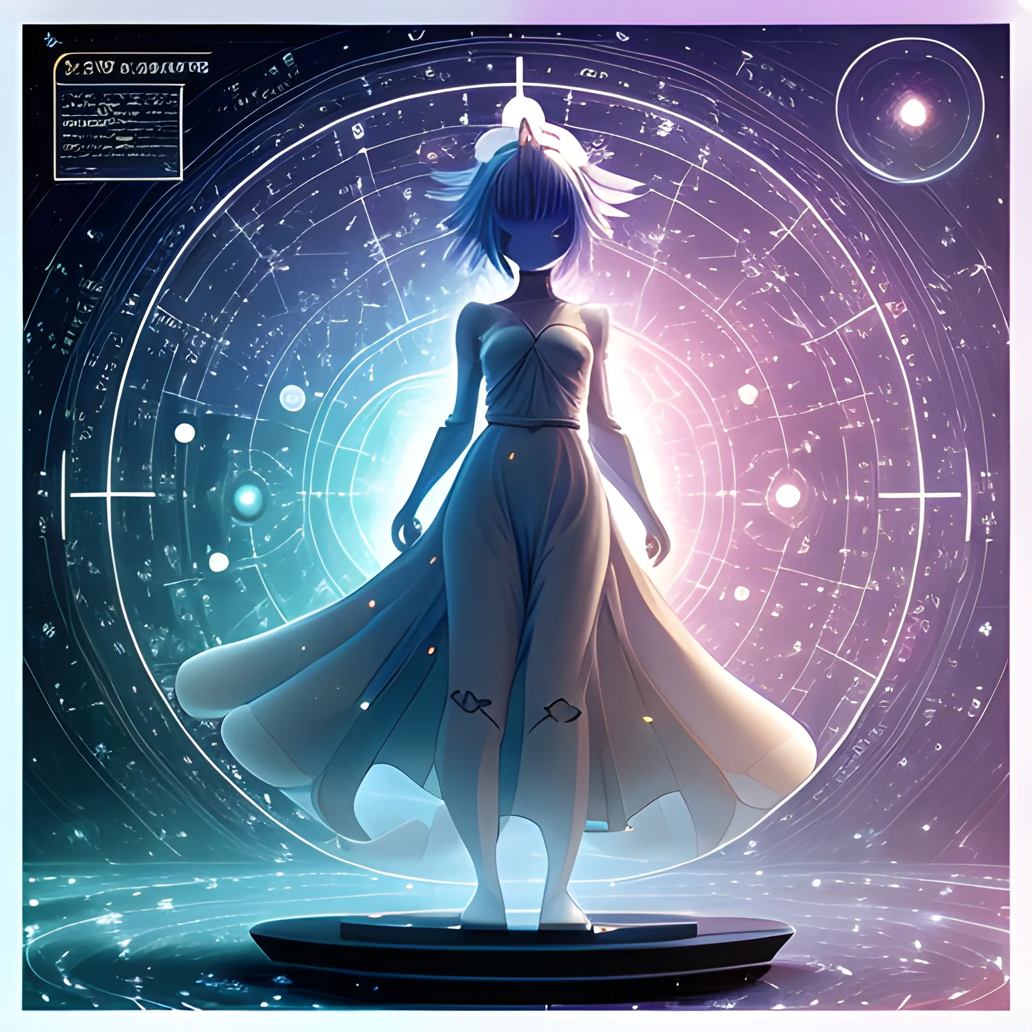 Celestial Duality: Mesmerizing AI Anime Girl by artbydikidwipurnama on  DeviantArt
