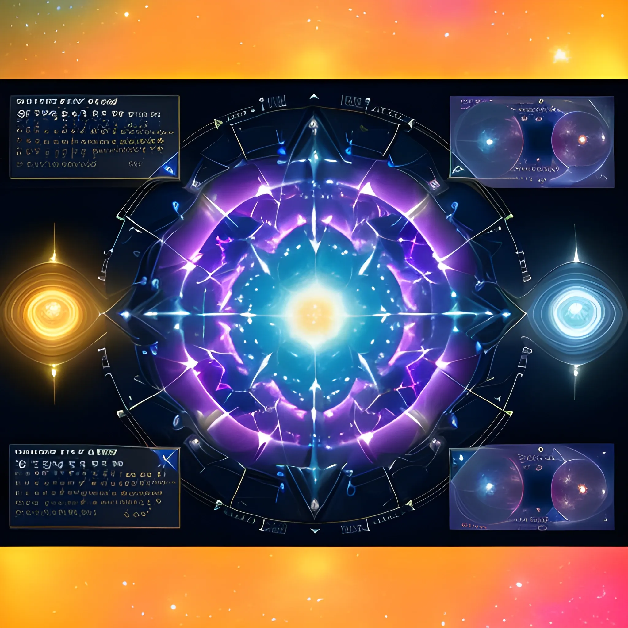 "Mysterious Radiance," "Star Map Guidance," "Cosmic Brilliance," "Cinematic Glow, Shimmering Lights," "3D Style, Sci-Fi Anime"
"width": 960, "height": 540, "seed": "566136464", step:"60", "version": "SH_Deliberate"