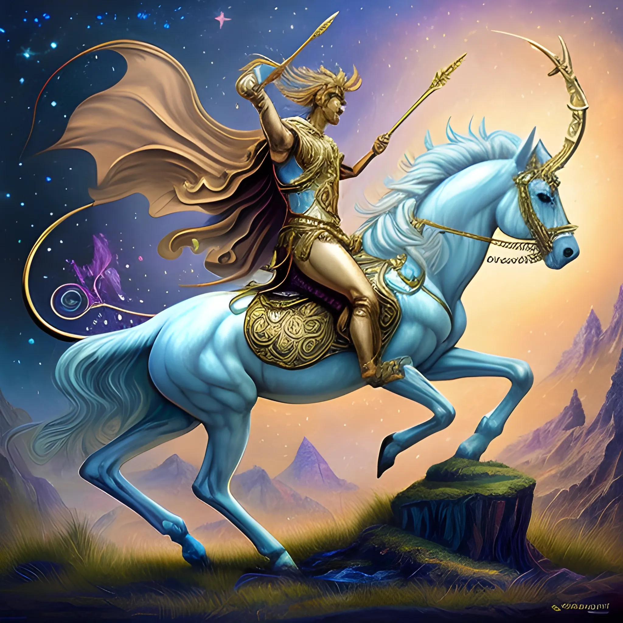 the best sign of the zodiac horoscope, sagittarius, Fantasy art, mythical fantasy art