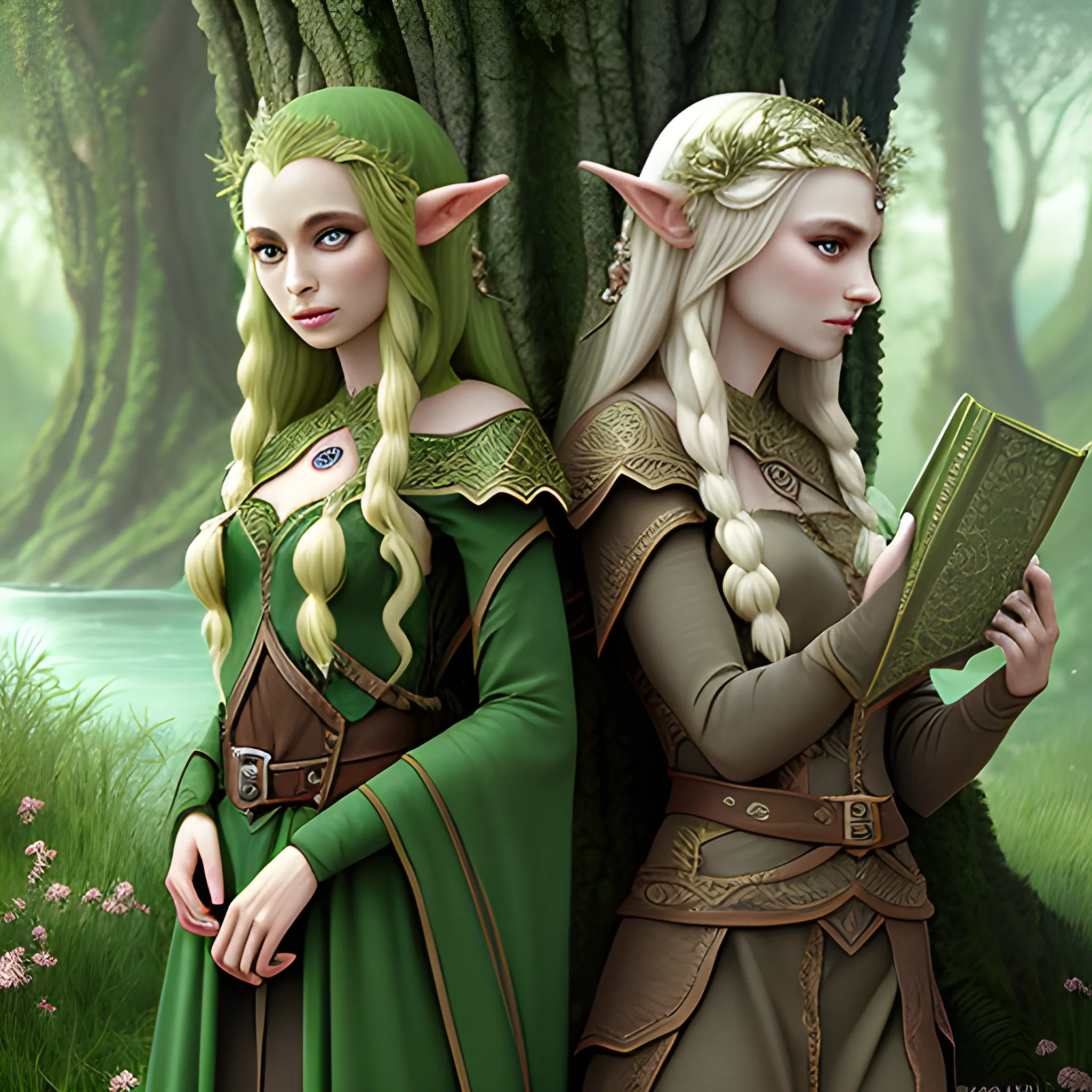 elves, fantasy, perfect, realistic