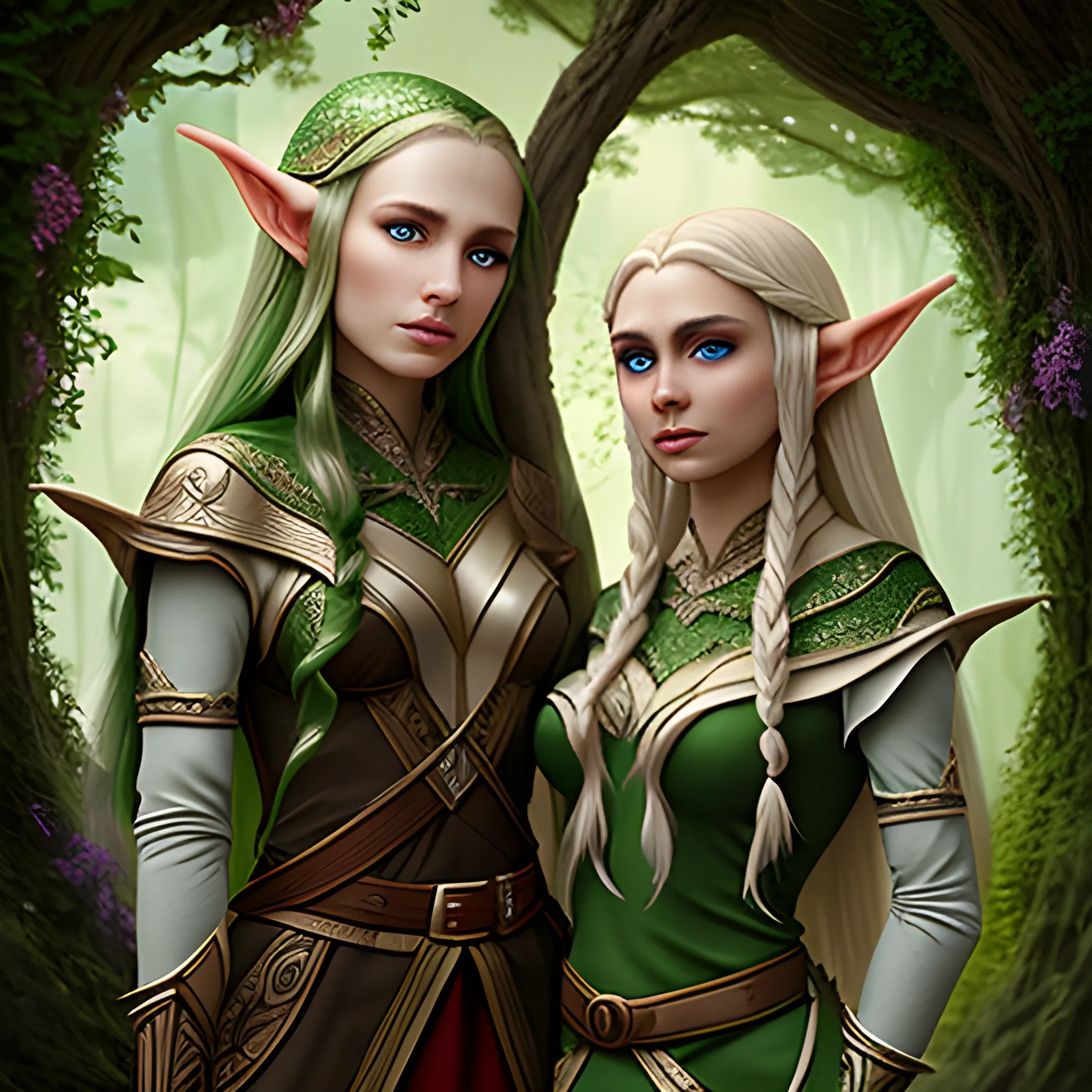 elves, fantasy, perfect, realistic