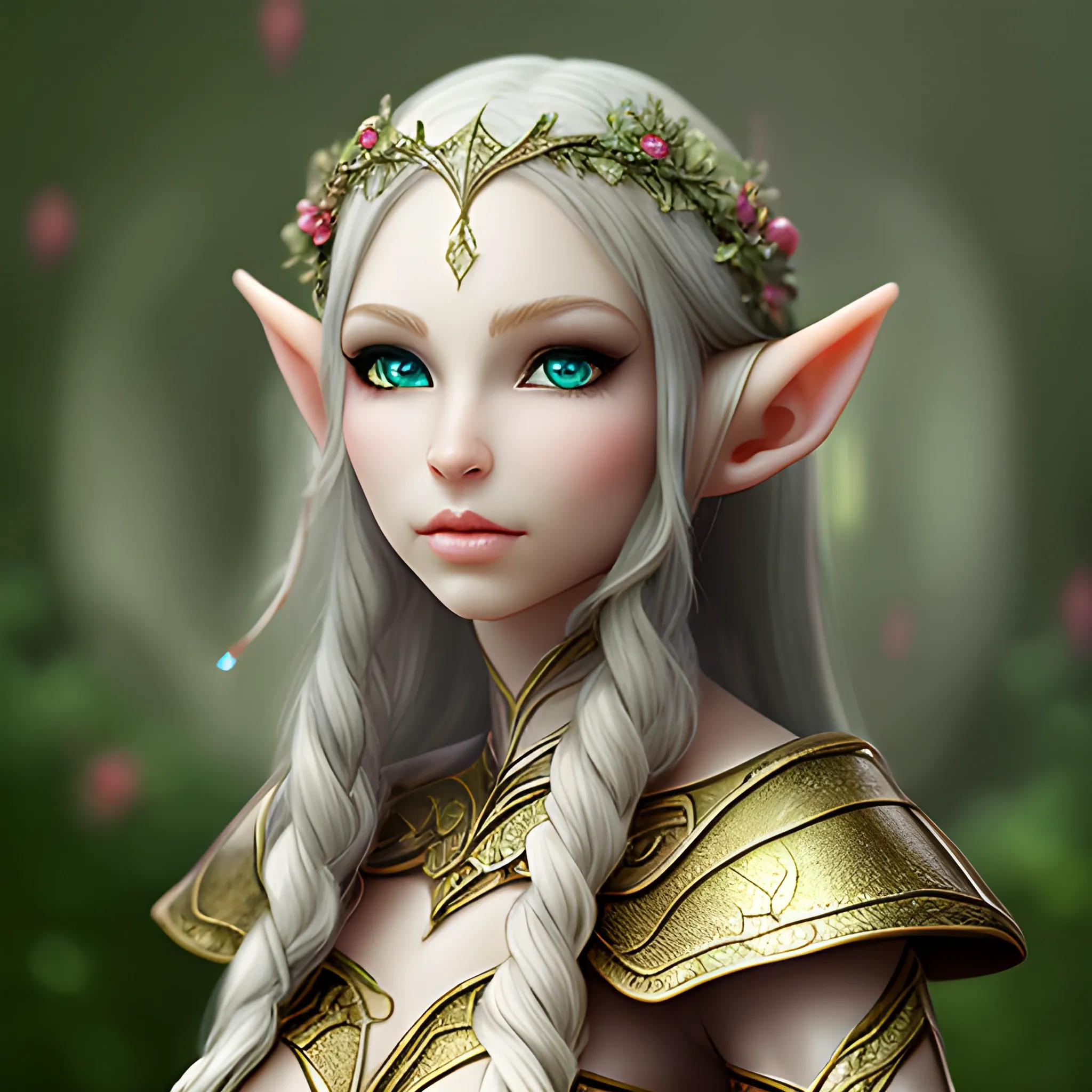 beautiful elf, fantasy, perfect, realistic - Arthub.ai