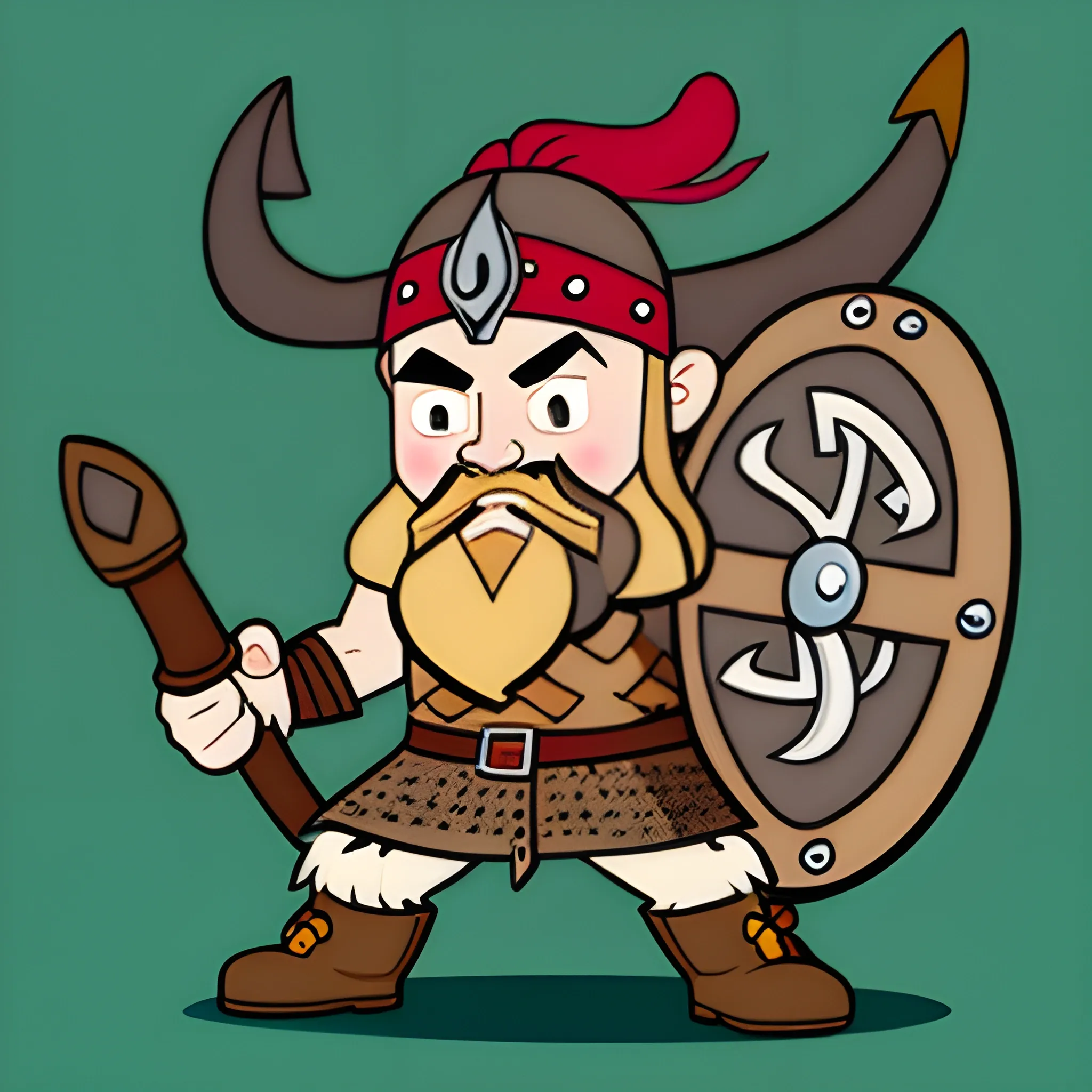 cartoon viking
