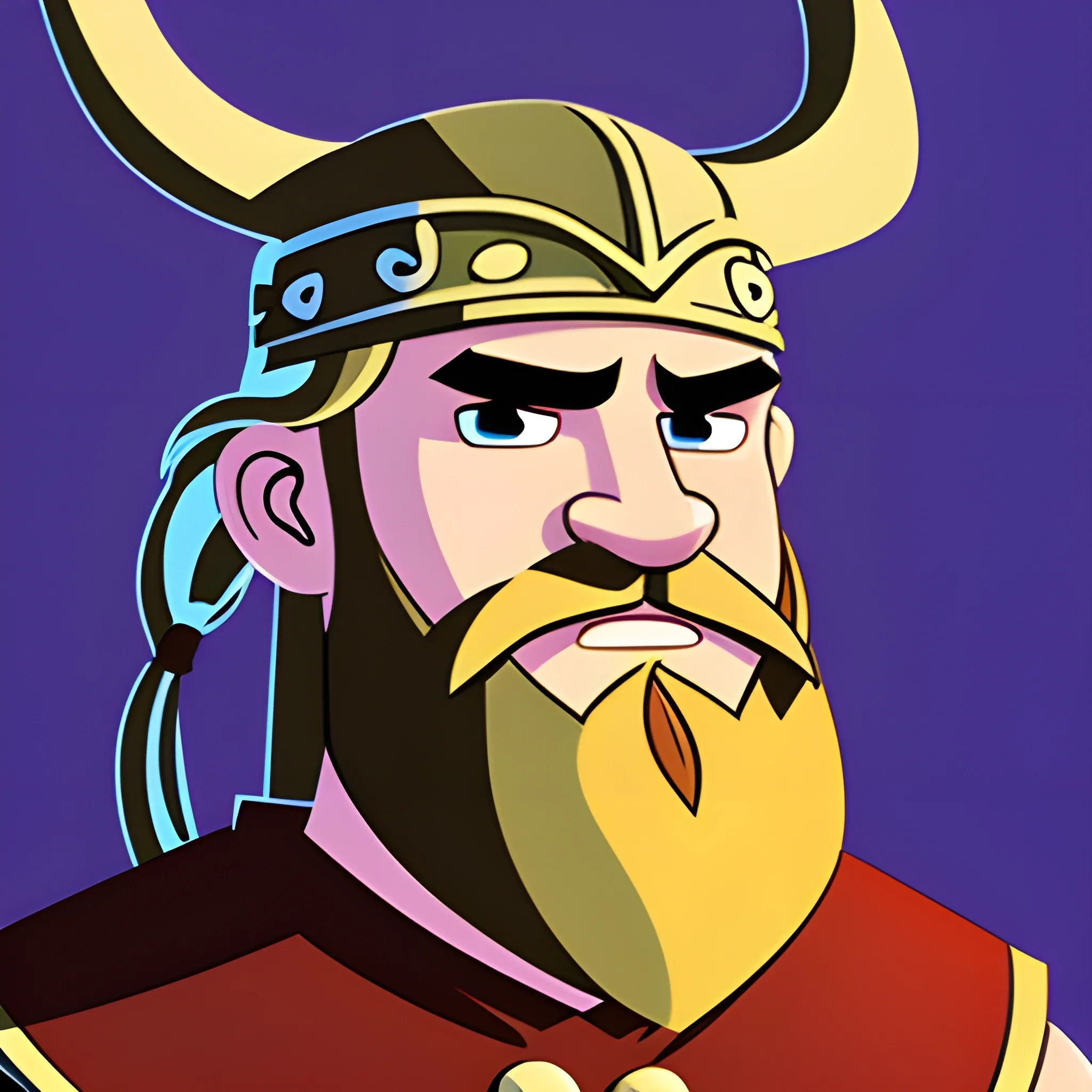 
, Cartoon viking